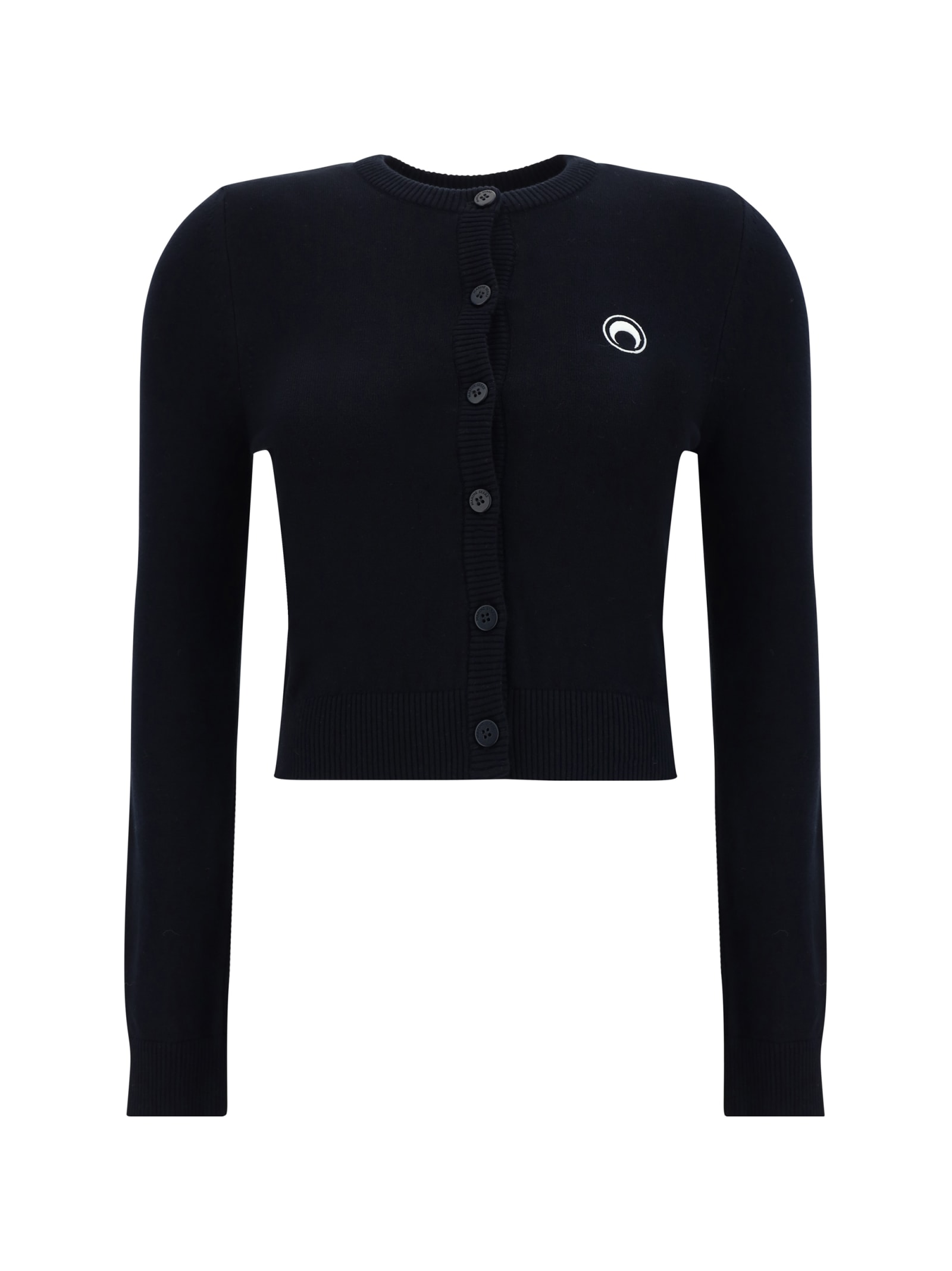 Shop Marine Serre Cardigan In Black