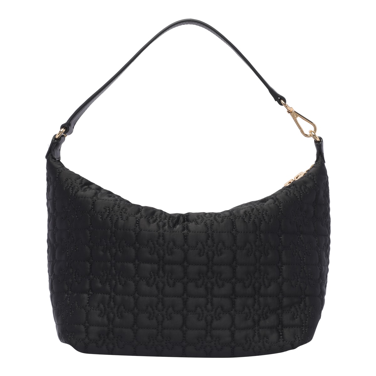 Shop Ganni Medium Butterfly Hand Bag In Black