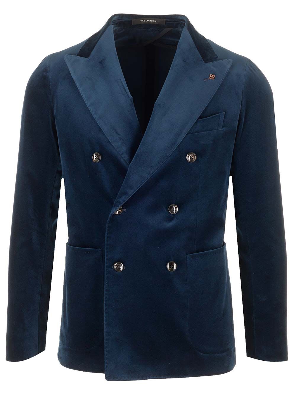 Shop Tagliatore Montecarlo Jacket In Blue