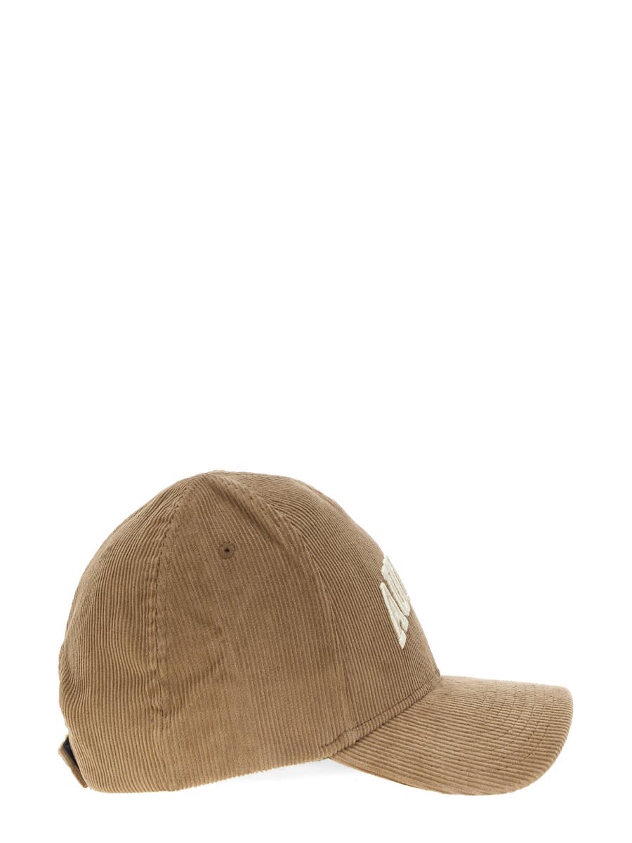 Shop Autry Baseball Hat With Logo In Cioccolato