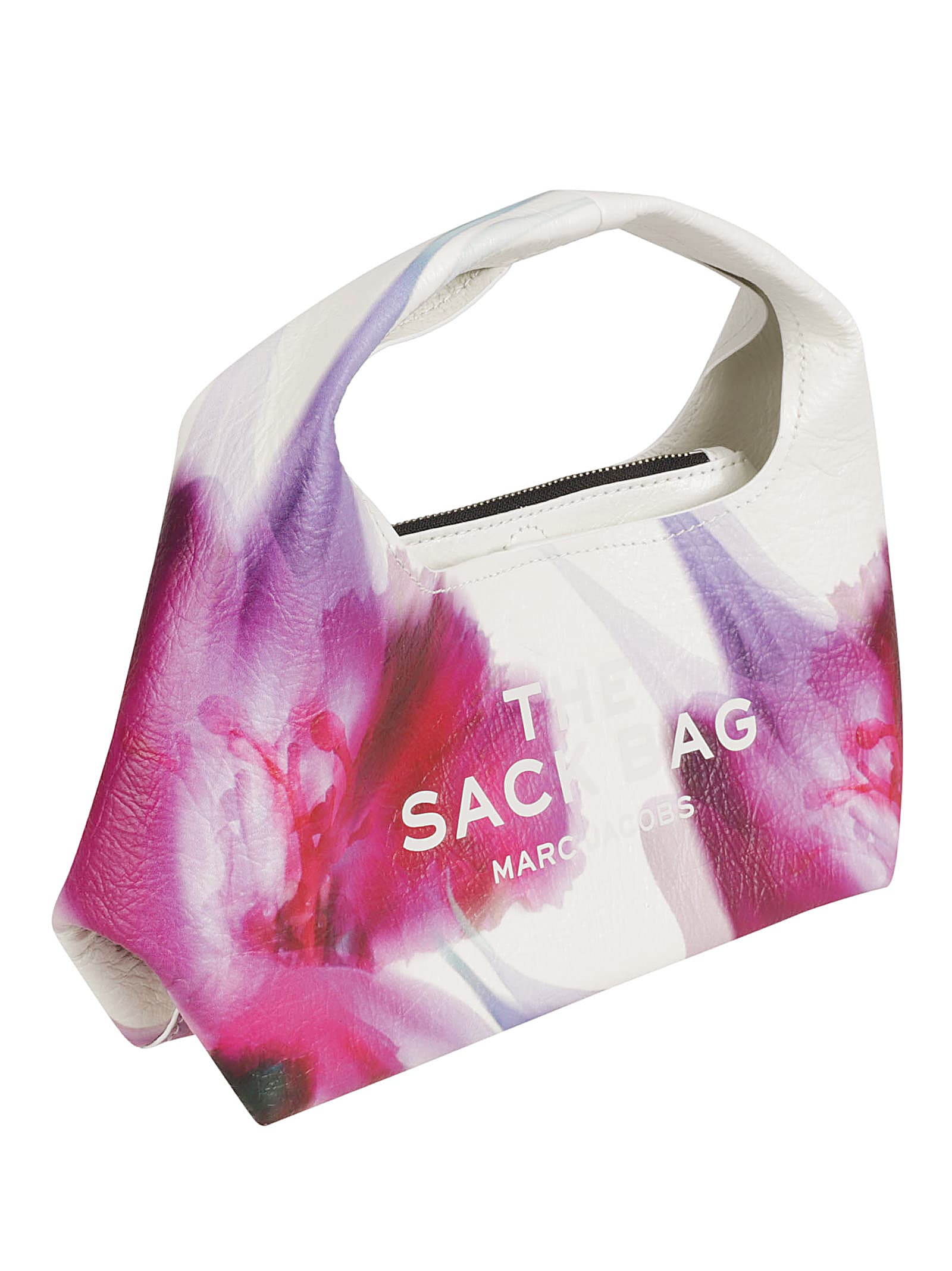 Marc Jacobs Arc Mni Floral Sack Ld43 In White/multicolor