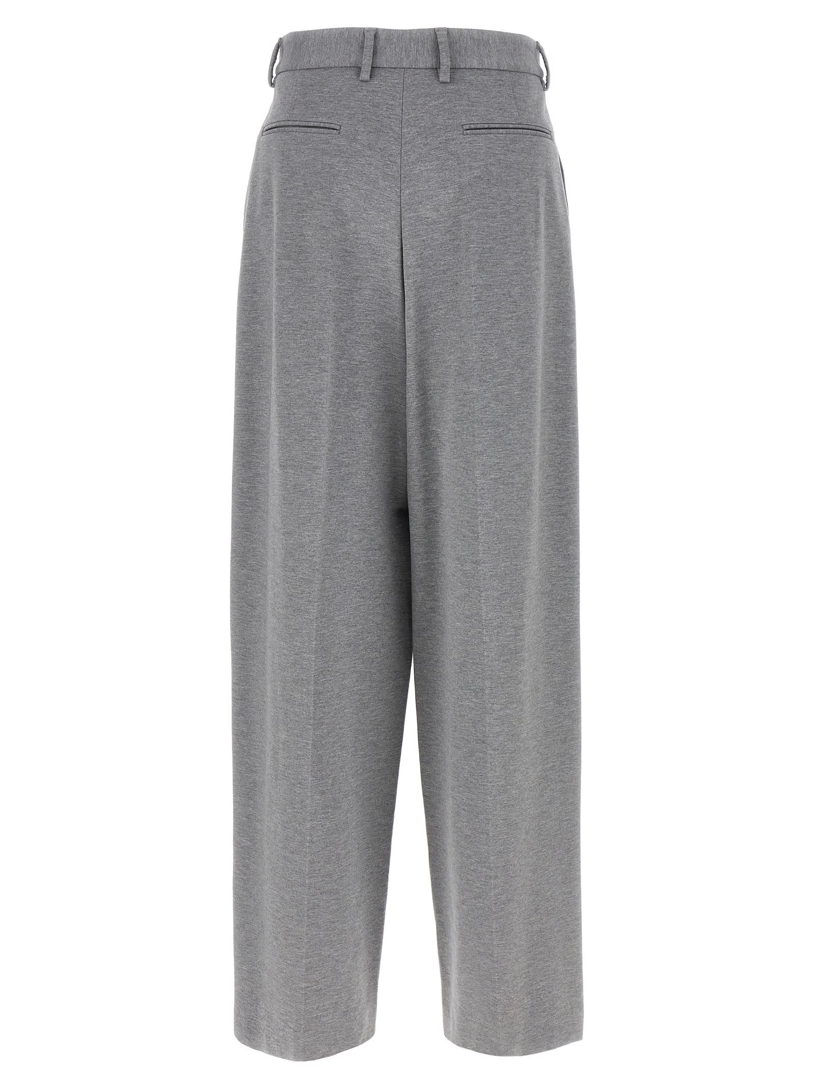 Shop Giuseppe Di Morabito Jersey Pants In Grey