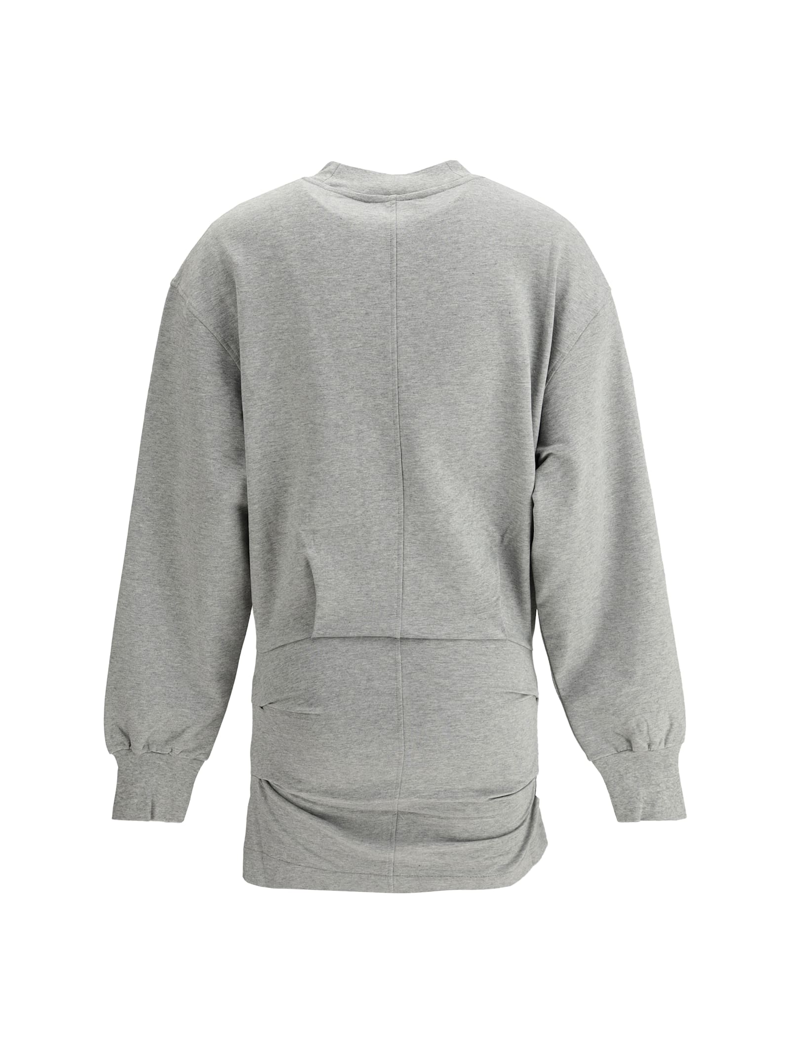 Shop Attico Mini Dress In Grey