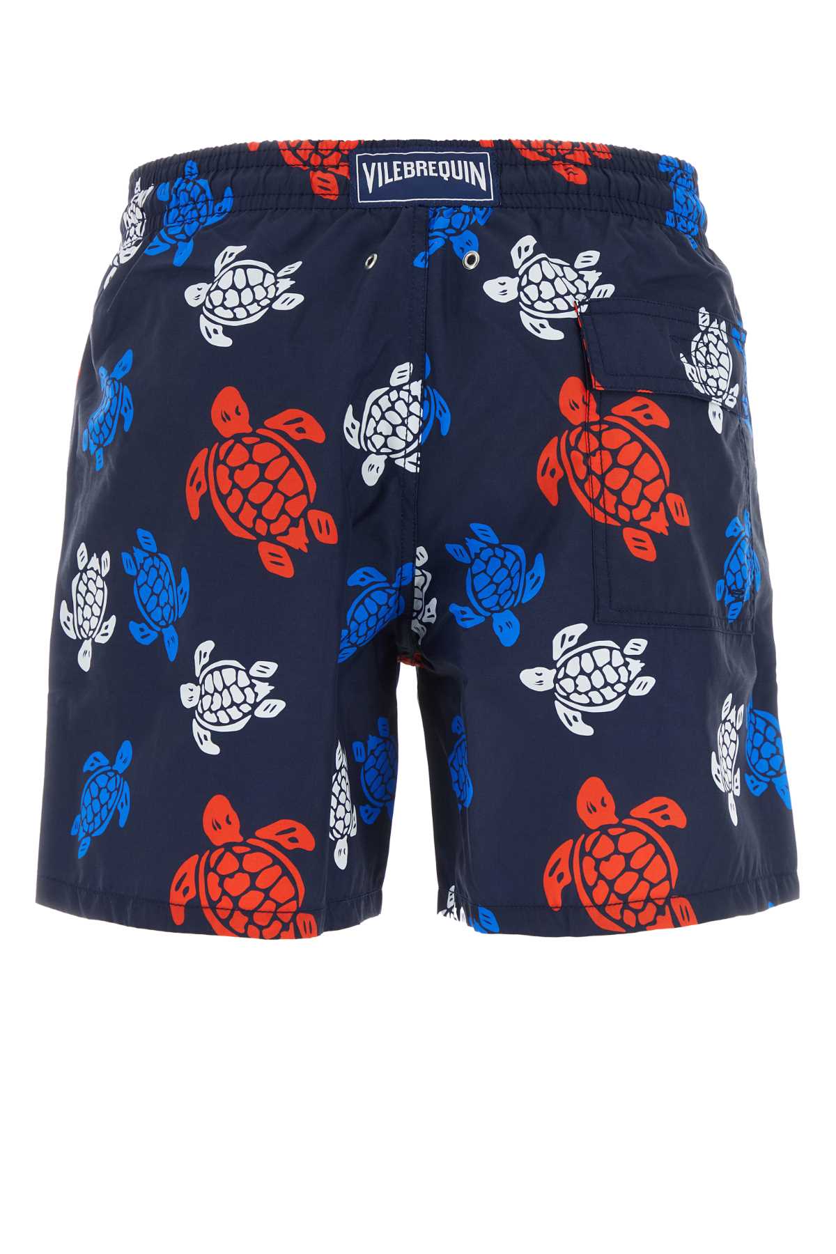 Shop Vilebrequin Printed Nylon Swimming Shorts In Bleumarine