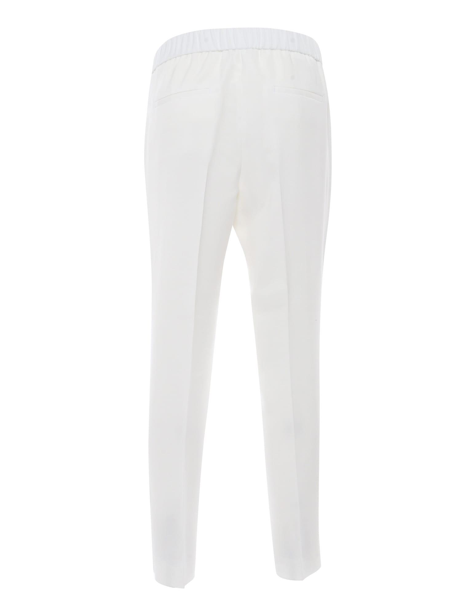 Shop Peserico Woman Trousers In White