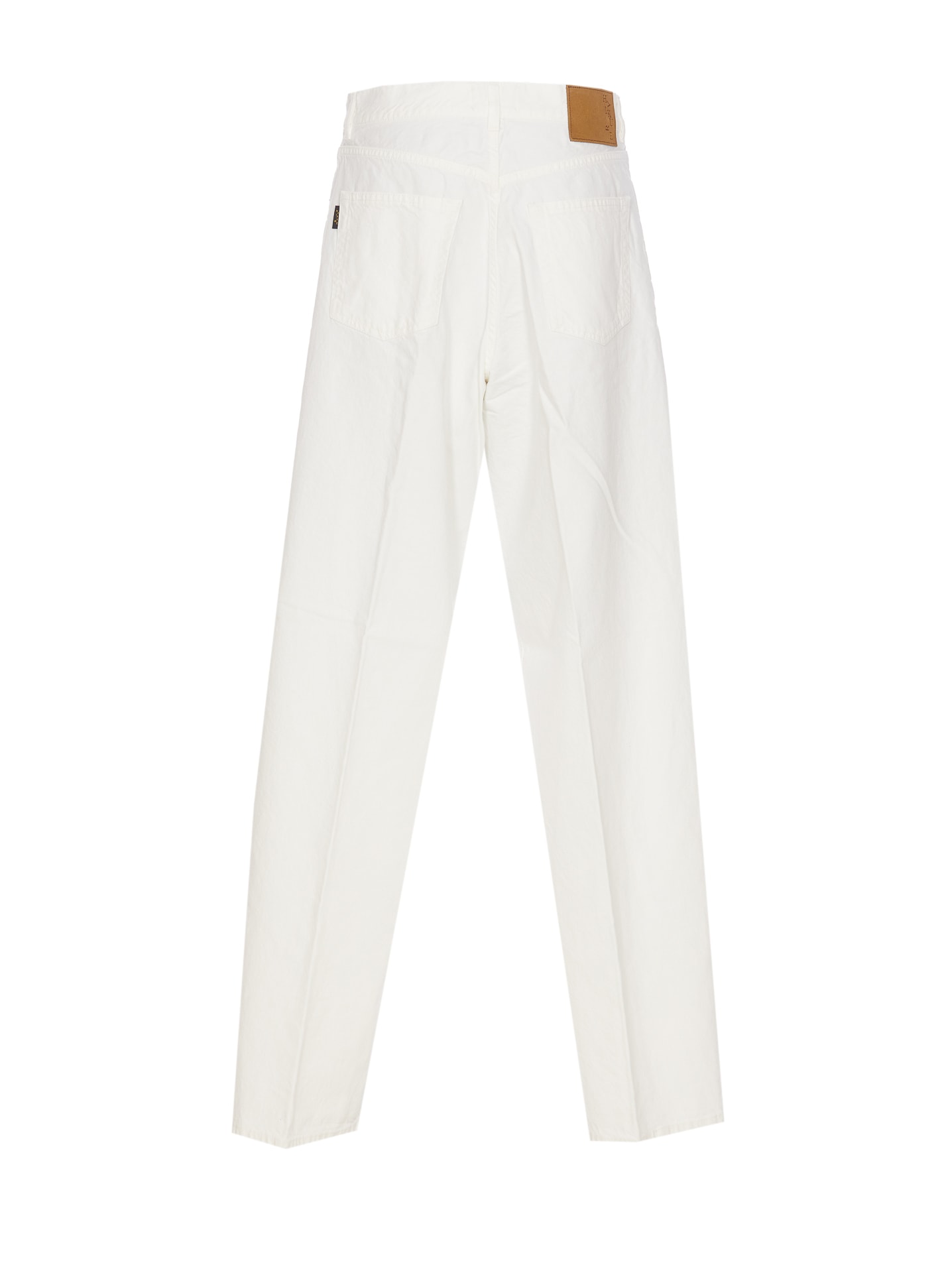 Haikure Nine In The Morning "giove Piatto" Slim Trouser In White