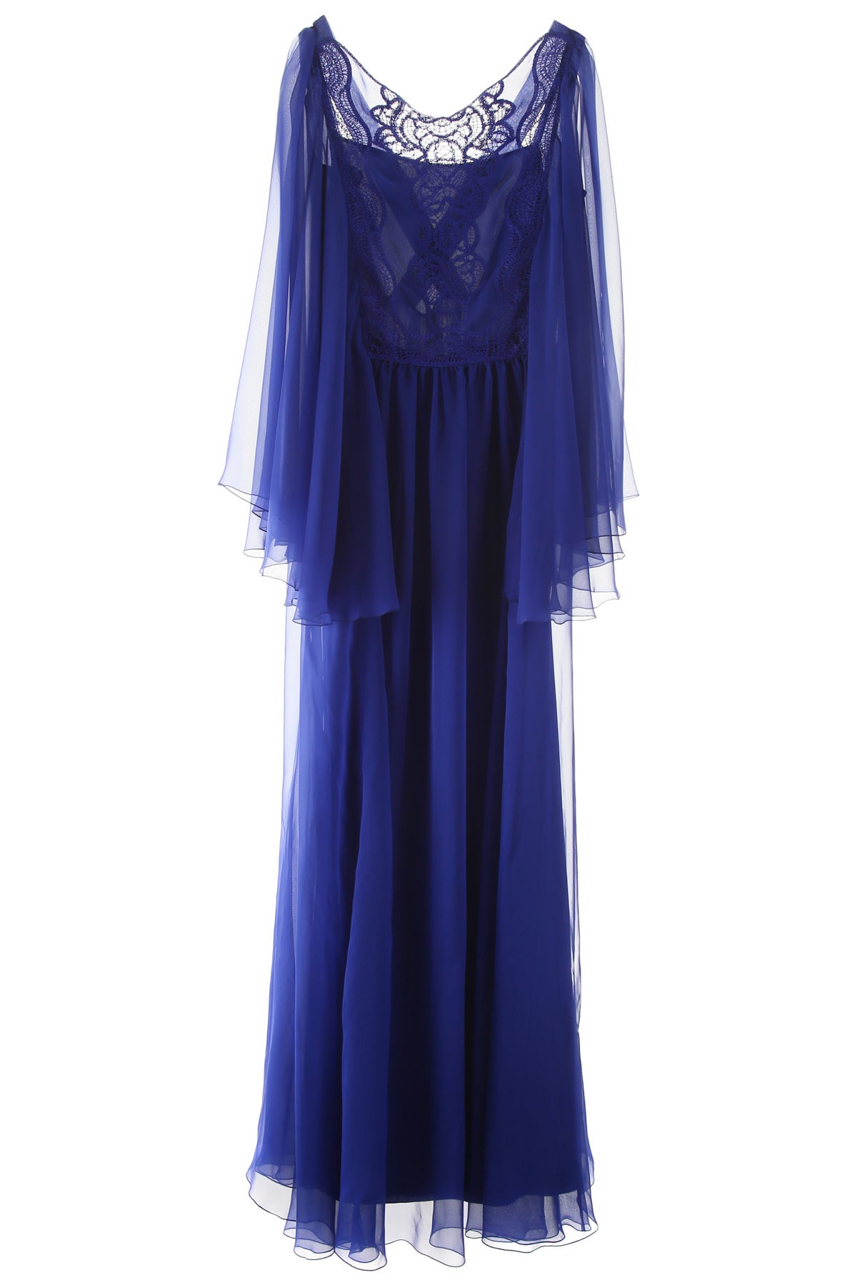 Photo of  Alberta Ferretti Long Chiffon Dress- shop Alberta Ferretti Dresses online sales