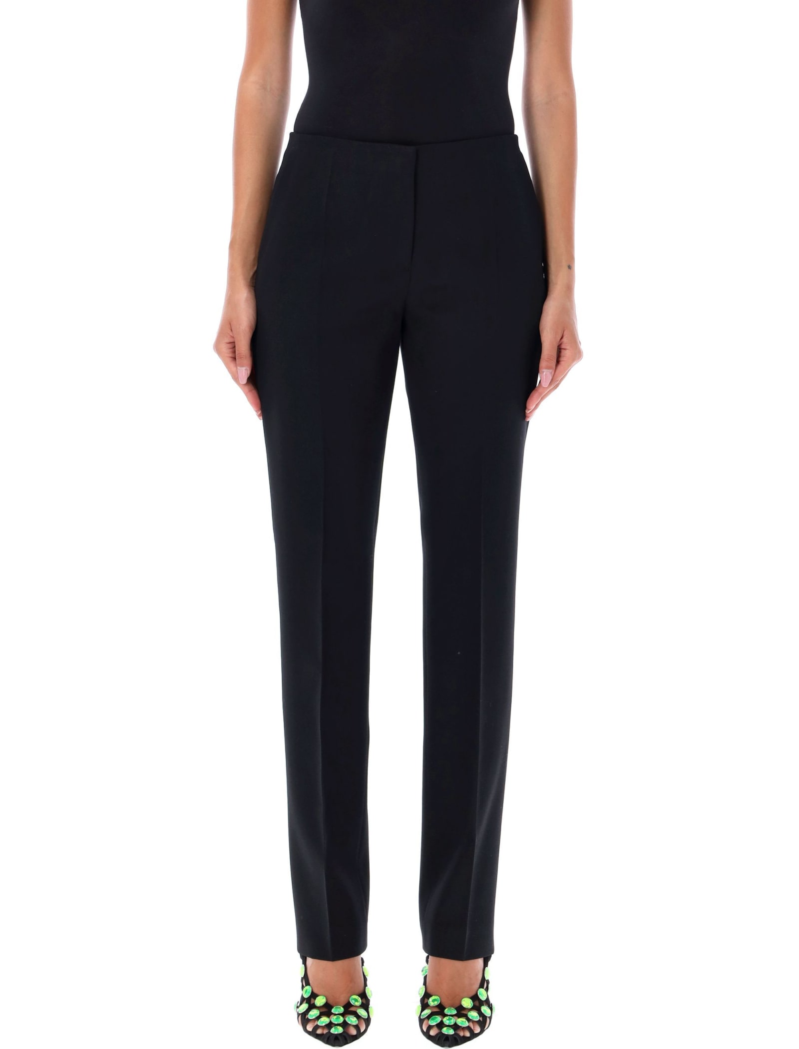 Shop Attico Slim Pant In Black