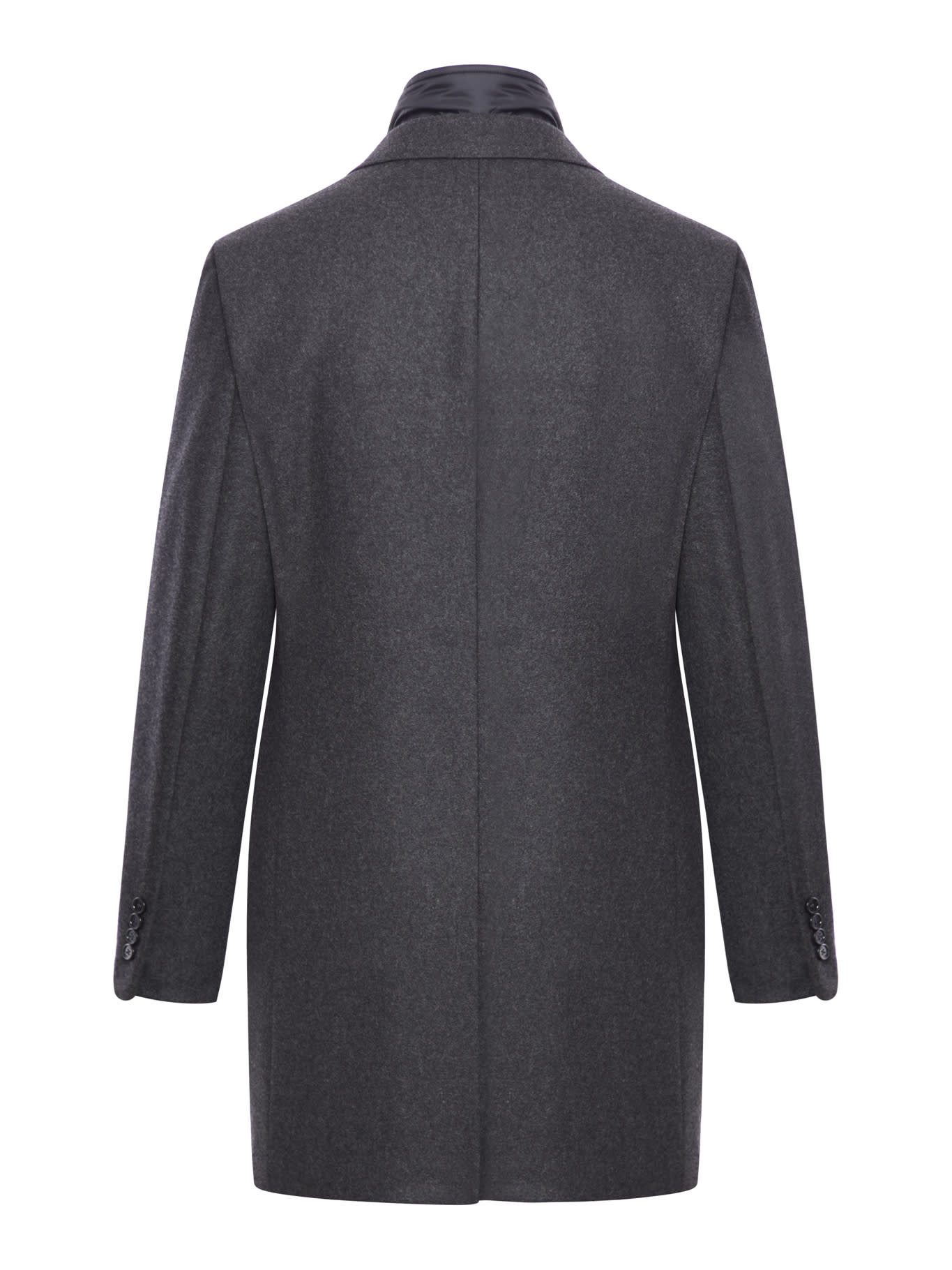 Shop Fay Easy Db Coat In Light Nicotine