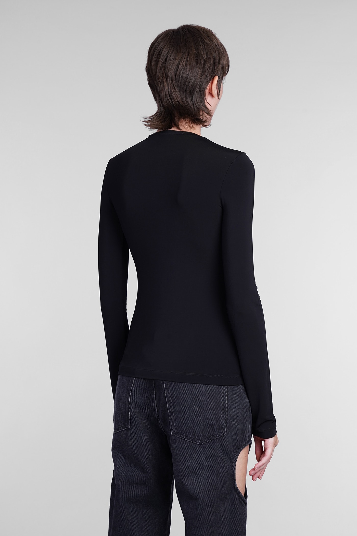 Shop Off-white Topwear In Black Viscose