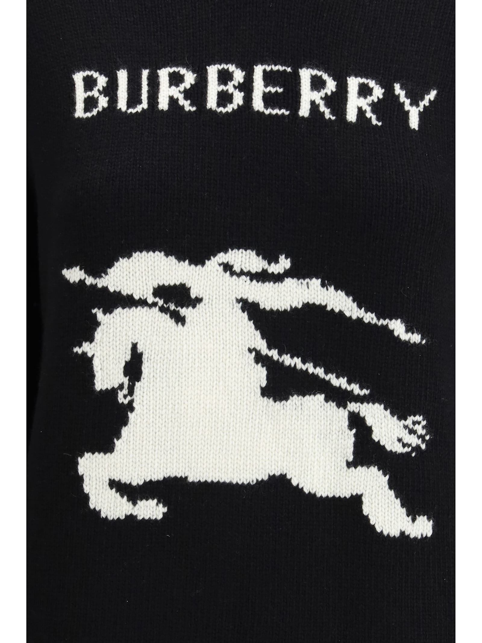 Burberry Ekd Knit Crewneck In Black