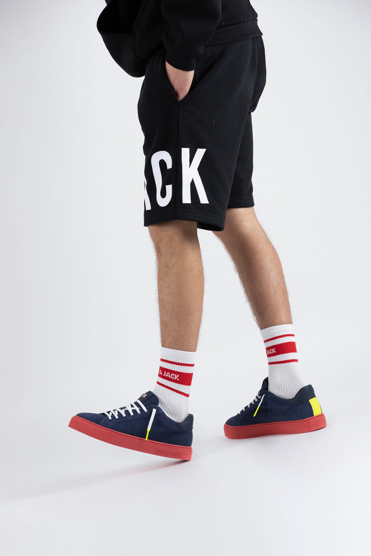 Hide & Jack Sporty Shorts Black