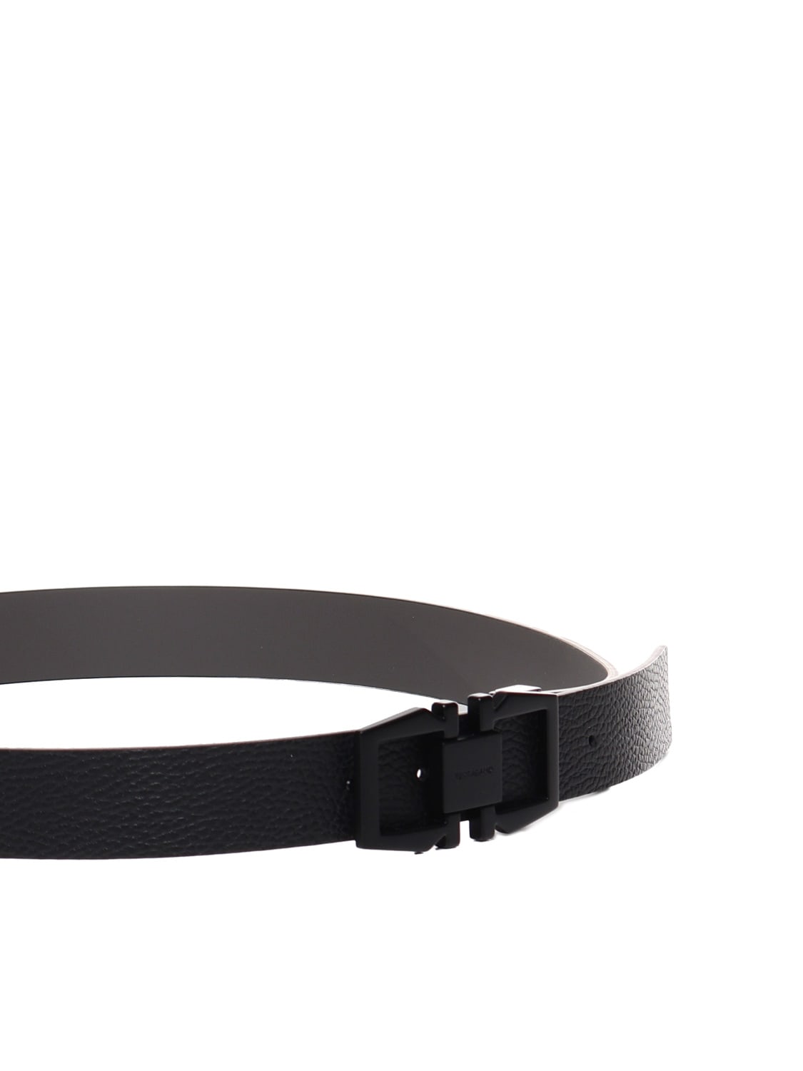 FERRAGAMO Adjustable And Reversible Belt With Gancini Buckle
