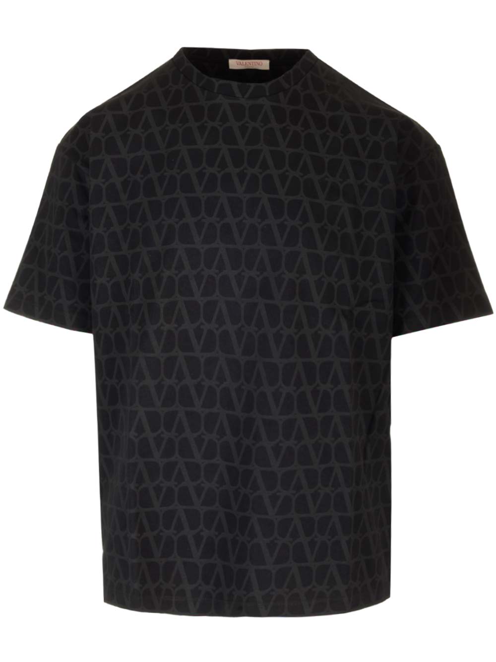 Shop Valentino Toile Iconographe T-shirt In Black