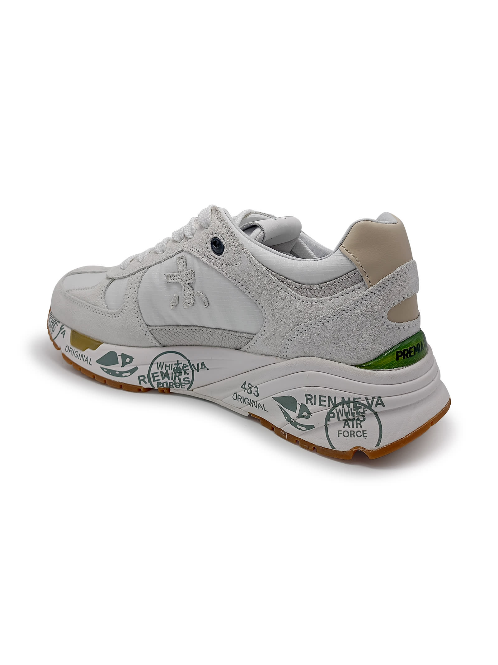 Shop Premiata Mase-d Sneakers In Grey