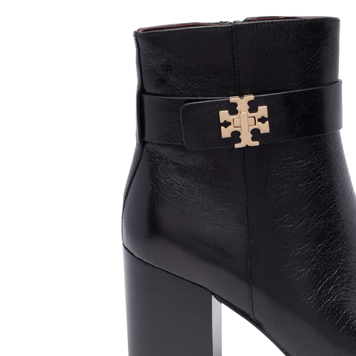 Shop Tory Burch Logo Pump Boots In Black