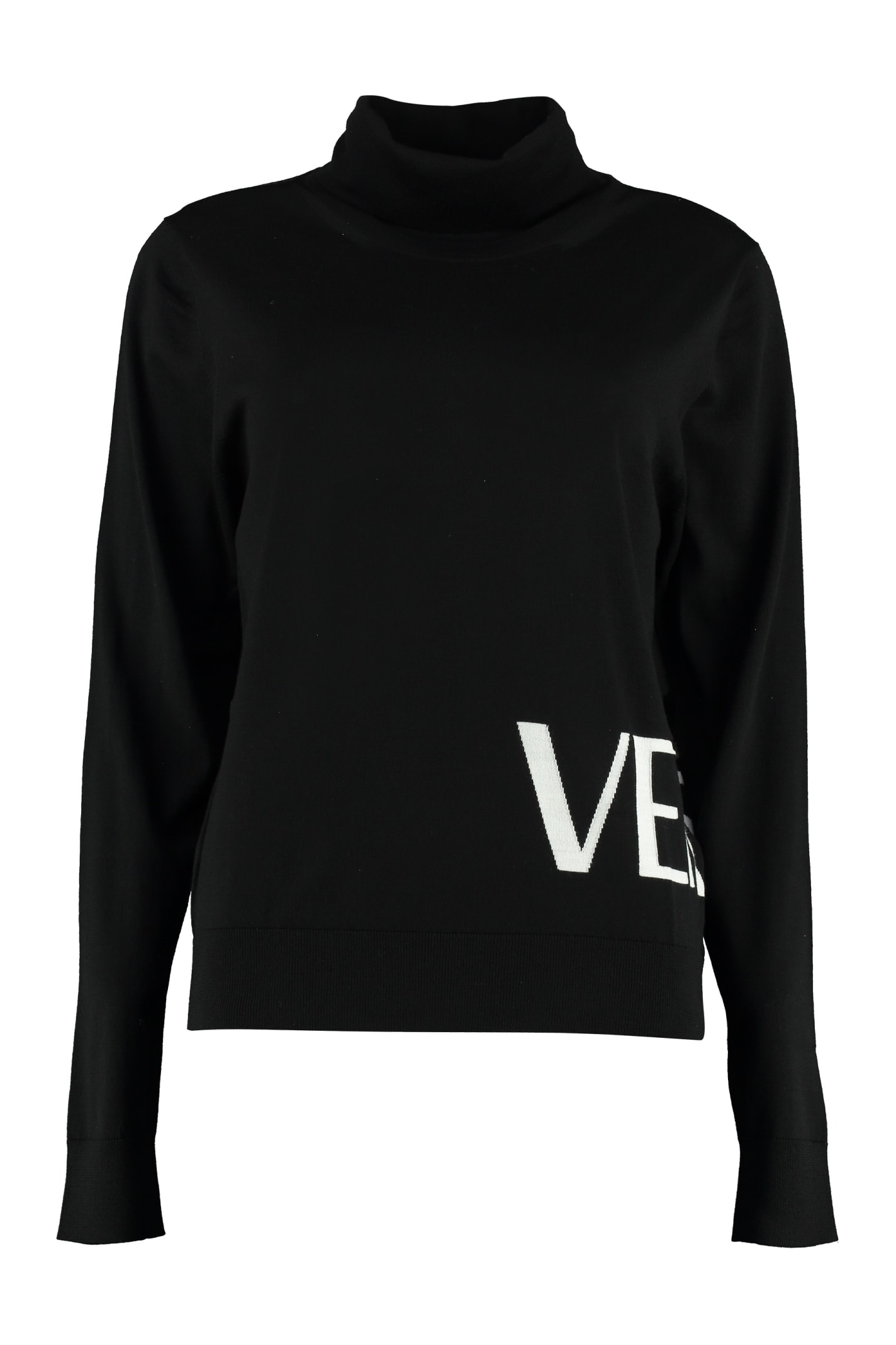 Versace Wool Turtleneck Sweater