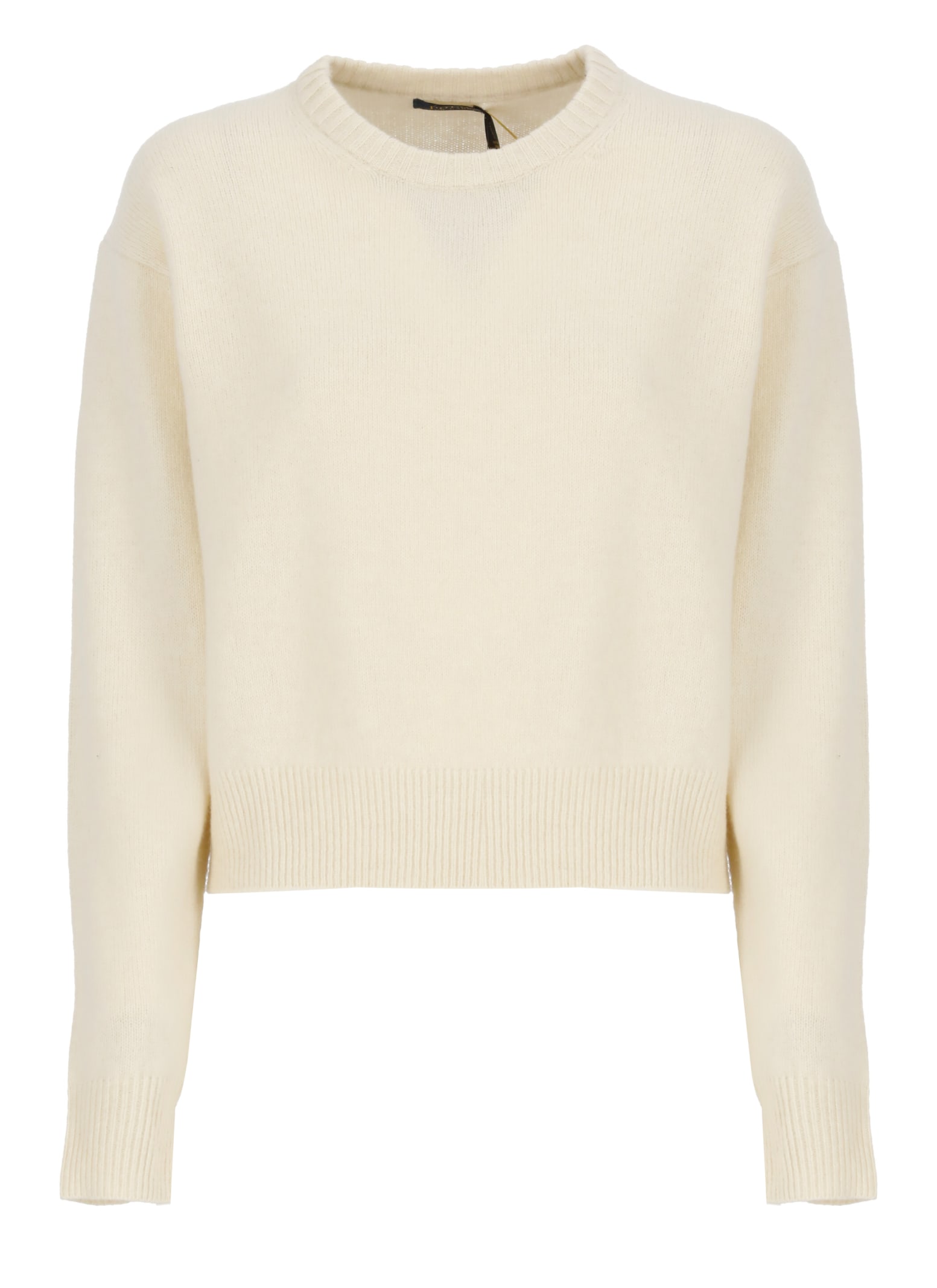 Shop Ralph Lauren Sweater With Pony In Ivory