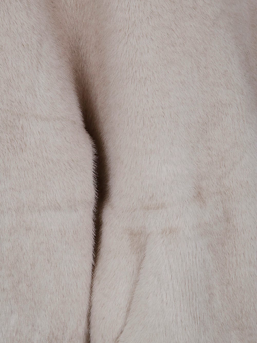 Shop Valentini 1972 Eco Mink Fur In Beige