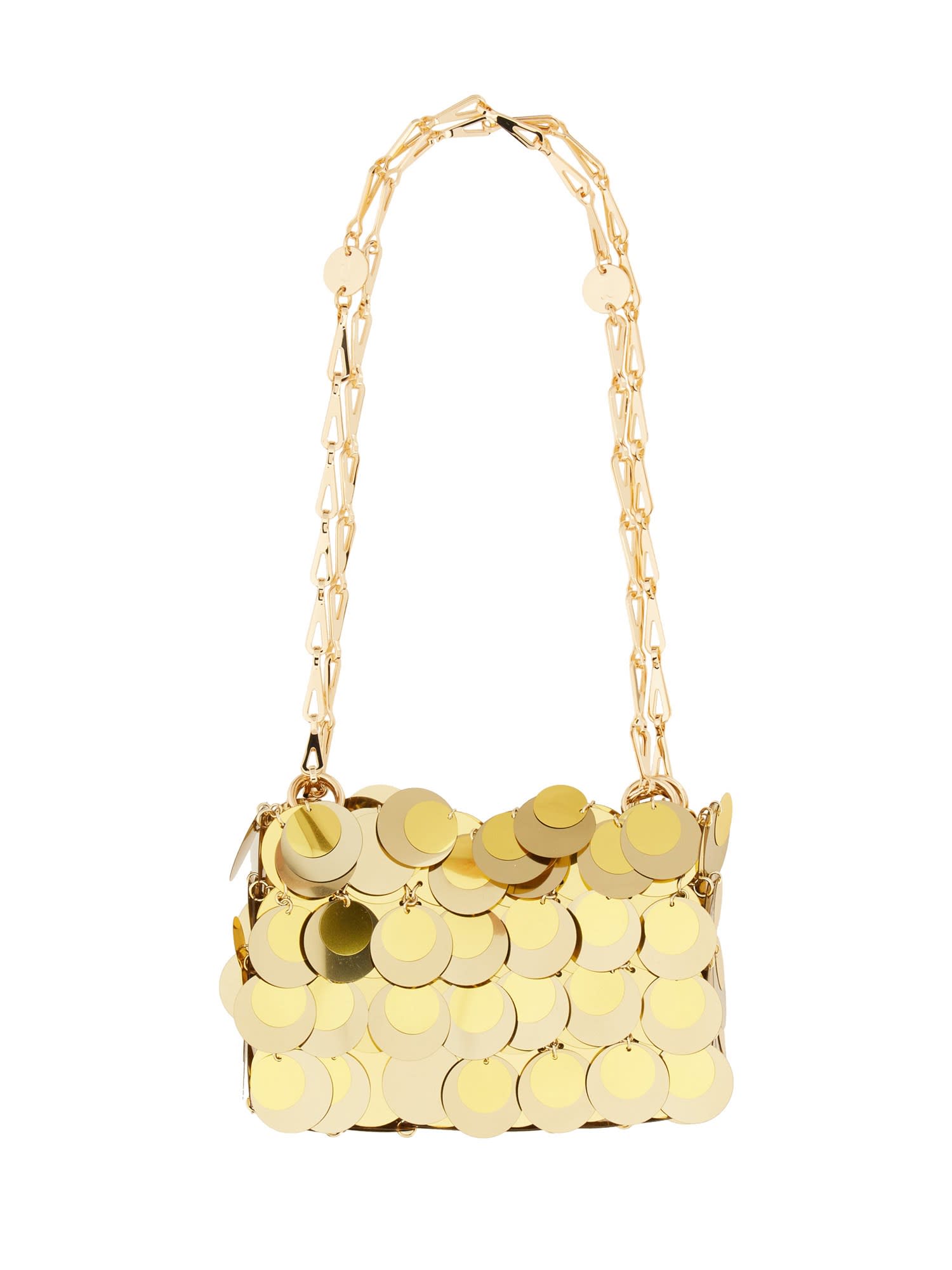 Shop Rabanne Bag Sac A Main In Gold/lightgold