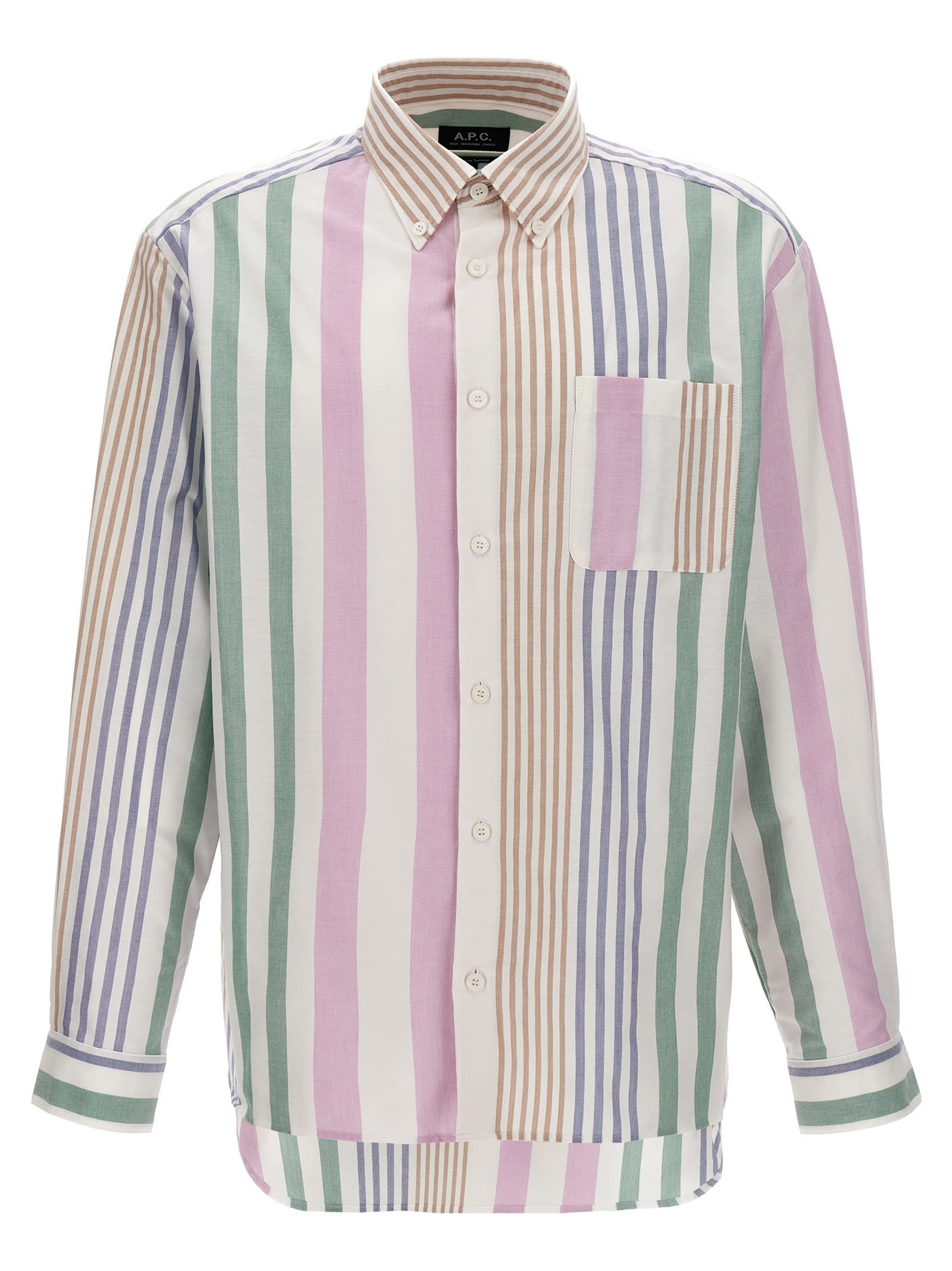 Mateo Striped Oxford Shirt