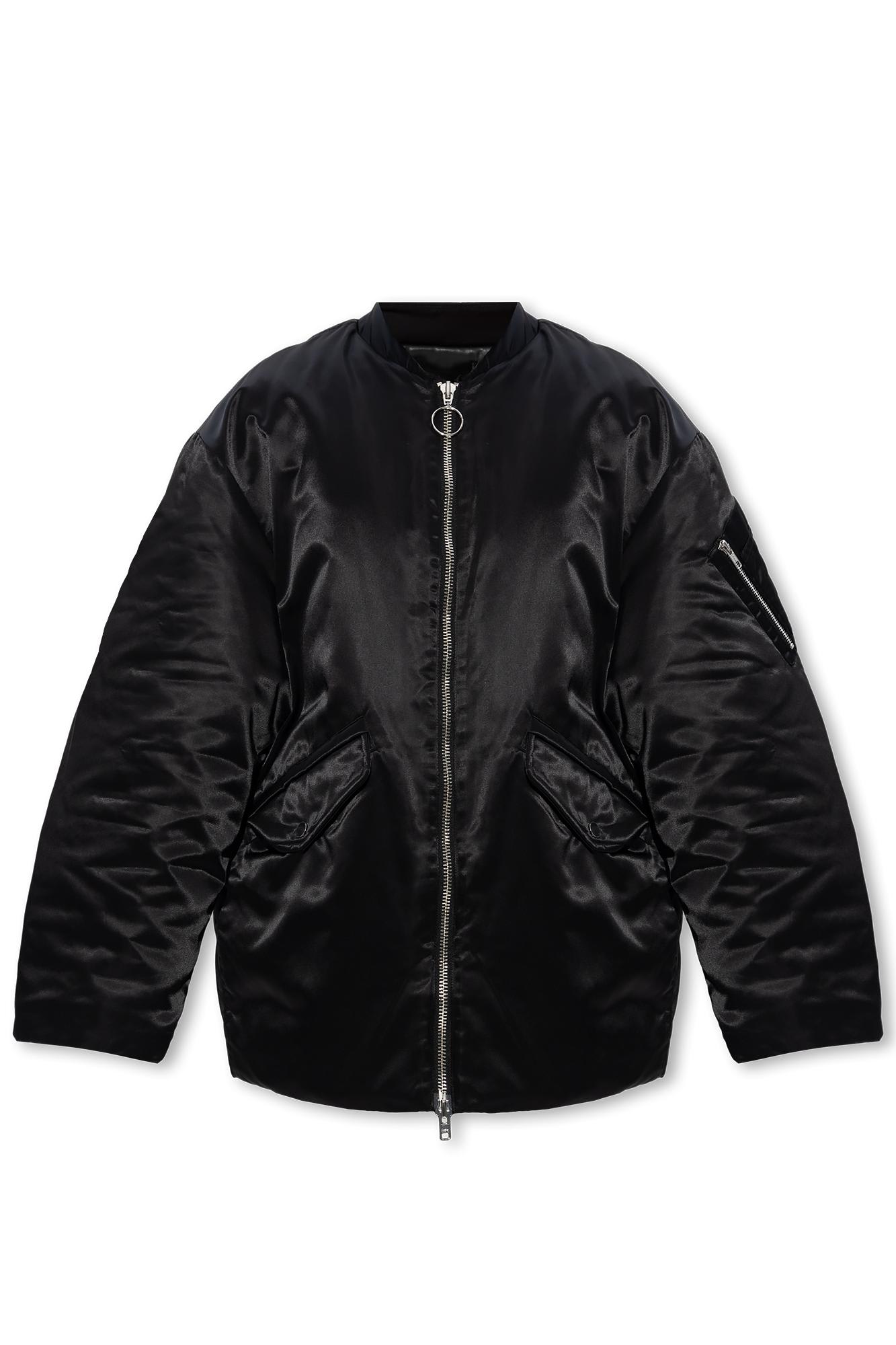 Shop Stand Studio Prim Bomber Jacket In Black