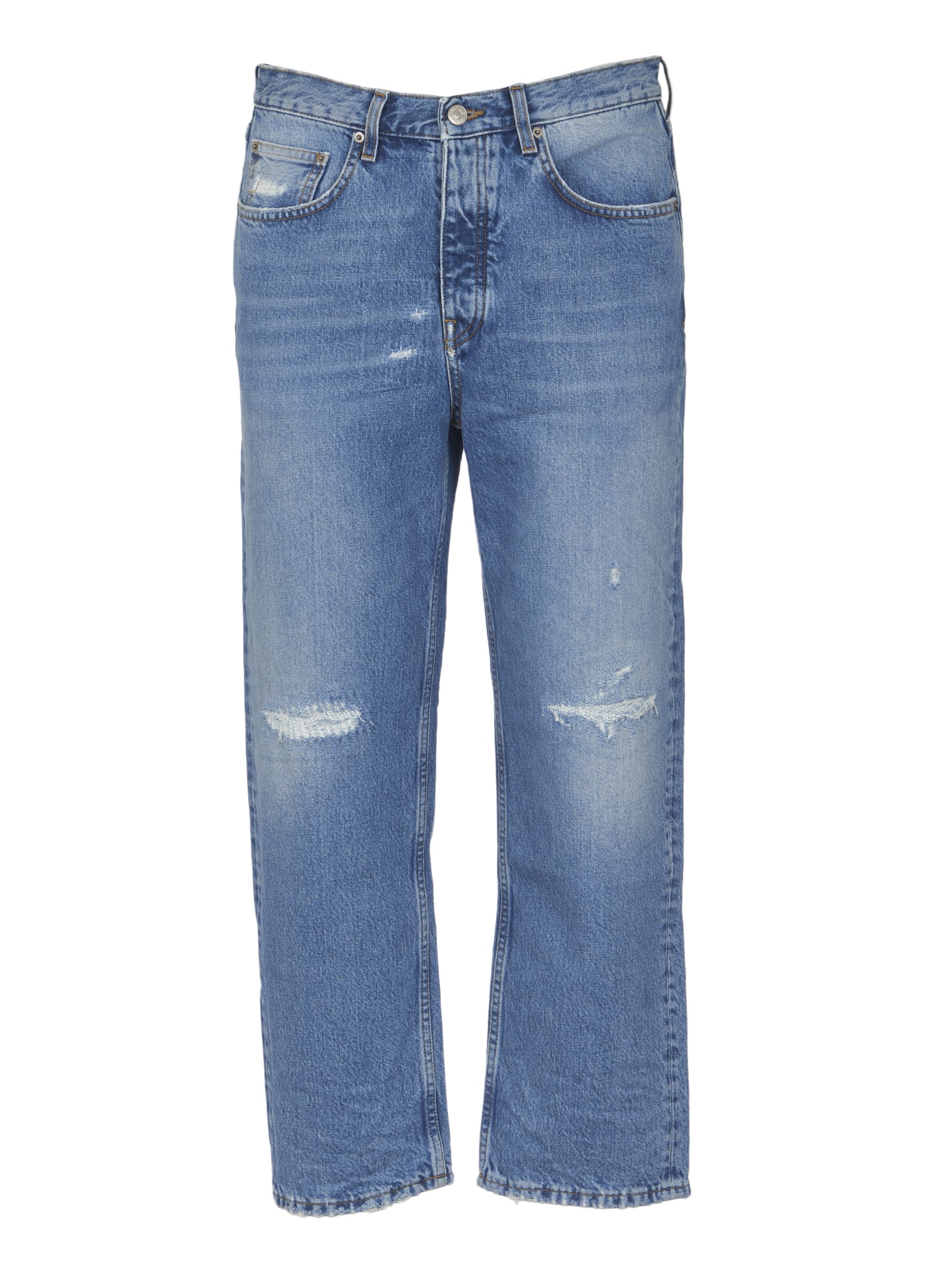 Haikure Straight Ripped Jeans