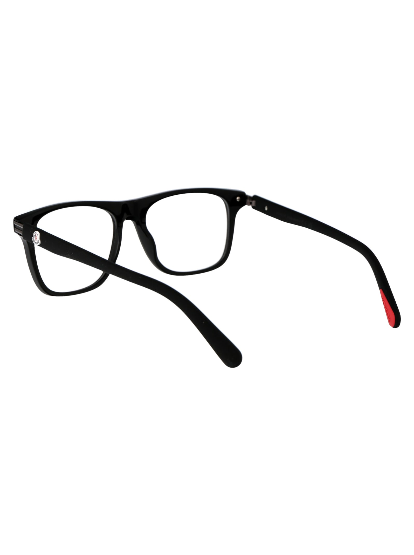 Shop Moncler Ml5161 Glasses In 001 Nero Lucido