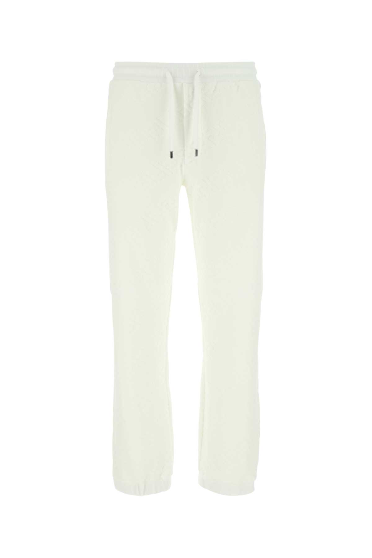 Ivory Terry Fabric Joggers