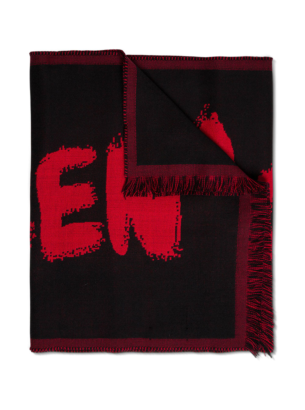 Alexander McQueen Wool Scarf With Logo