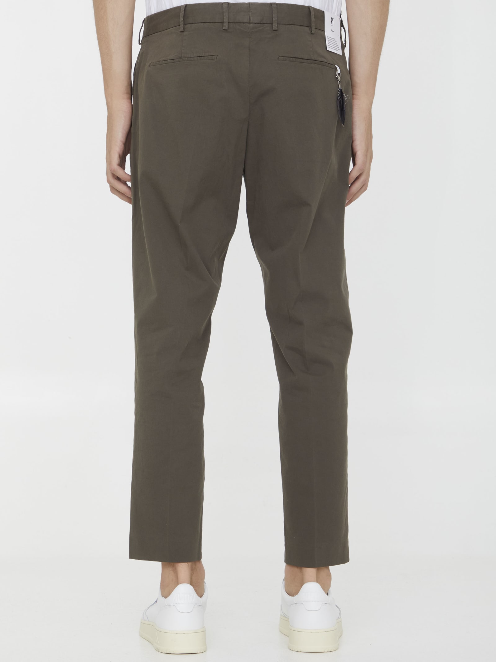 Shop Pt01 Edge Trousers In Green