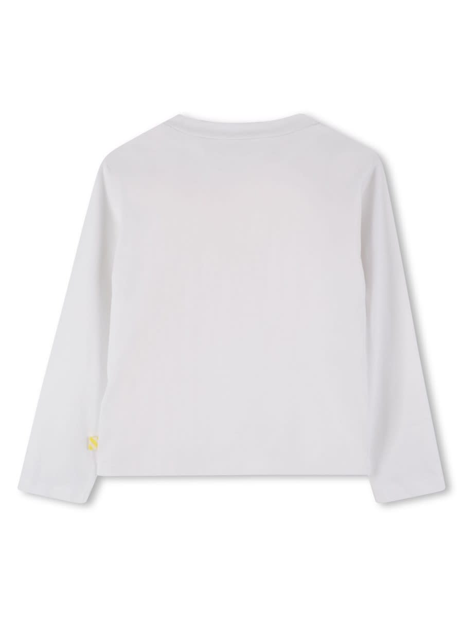 Billieblush Heart Smile T-shirt In White