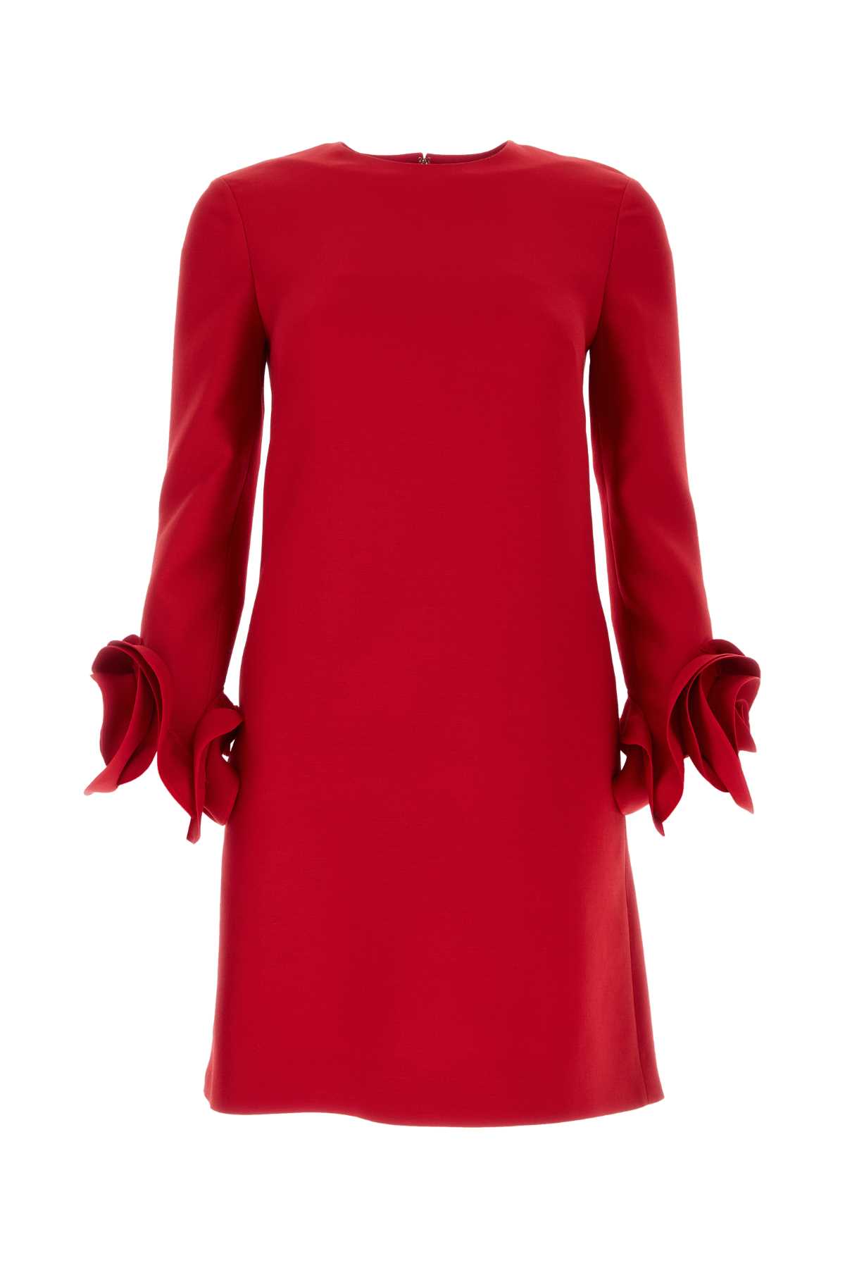 Red Wool Blend Dress