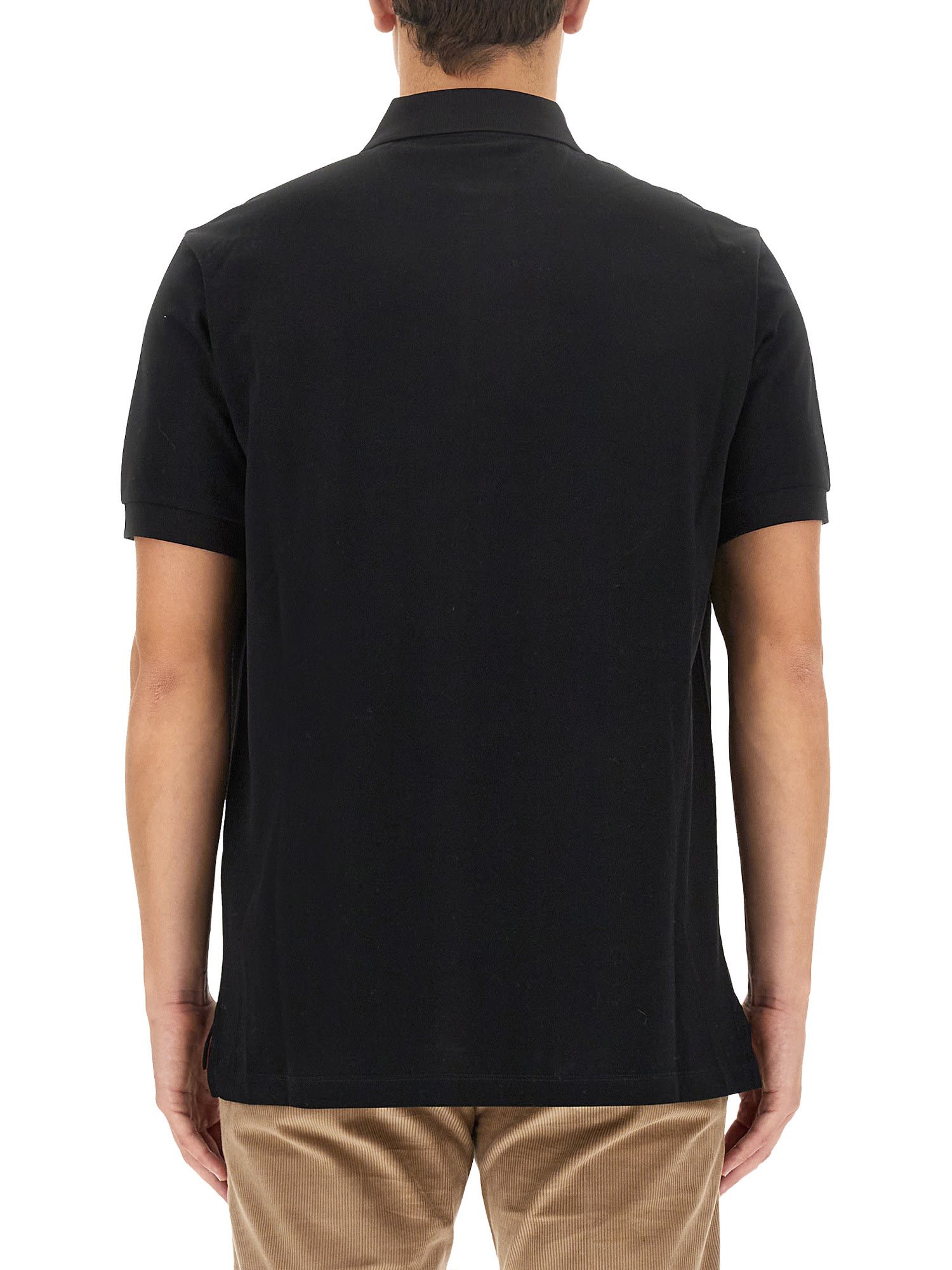 Shop Paul Smith Regular Fit Polo Shirt In Black