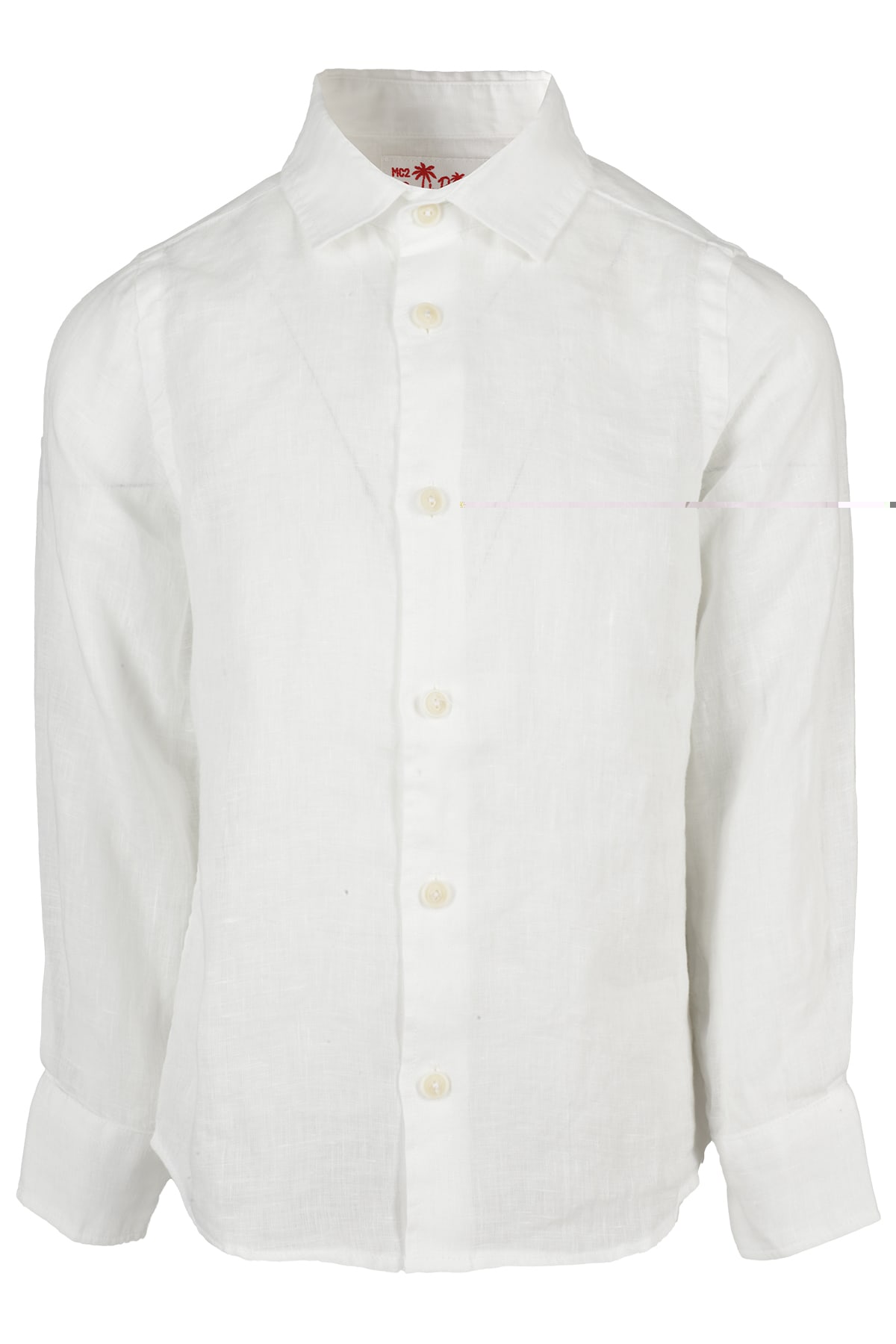 Mc2 Saint Barth Kids' Classic Shirt In White