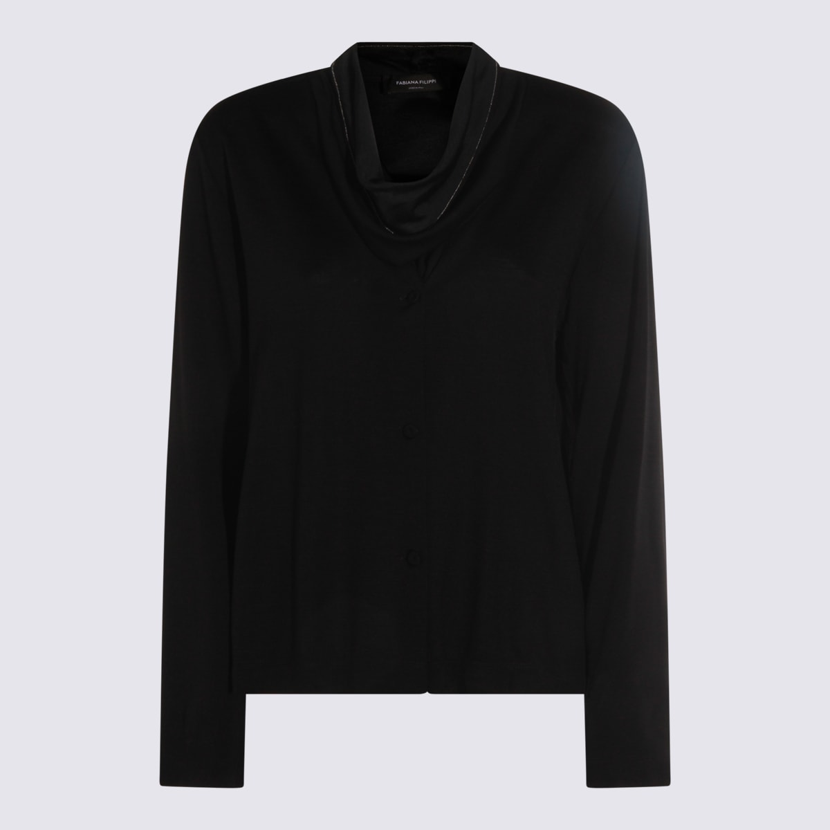 Blumarine Black Viscose Top