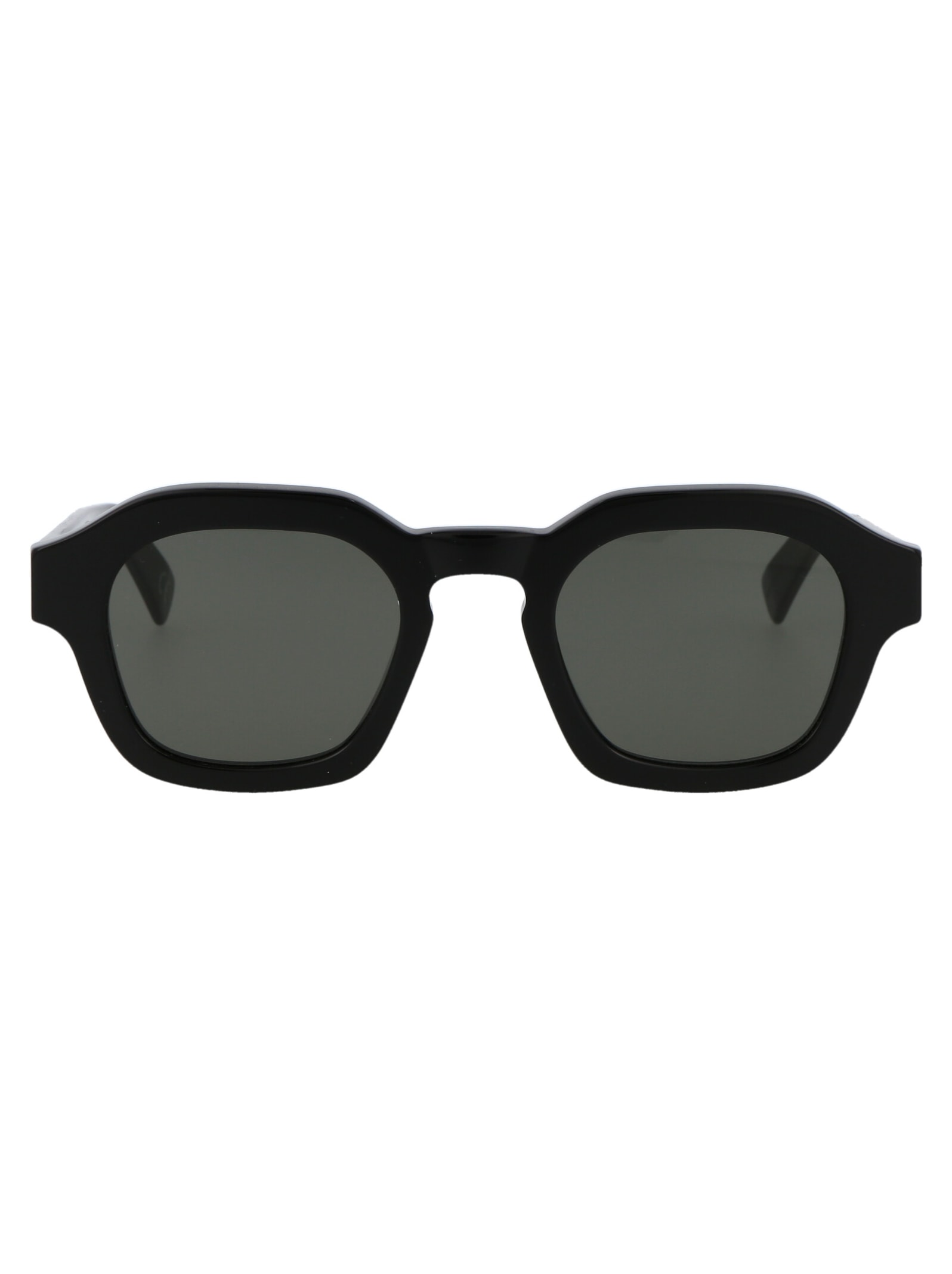 Shop Retrosuperfuture Saluto Sunglasses In Black