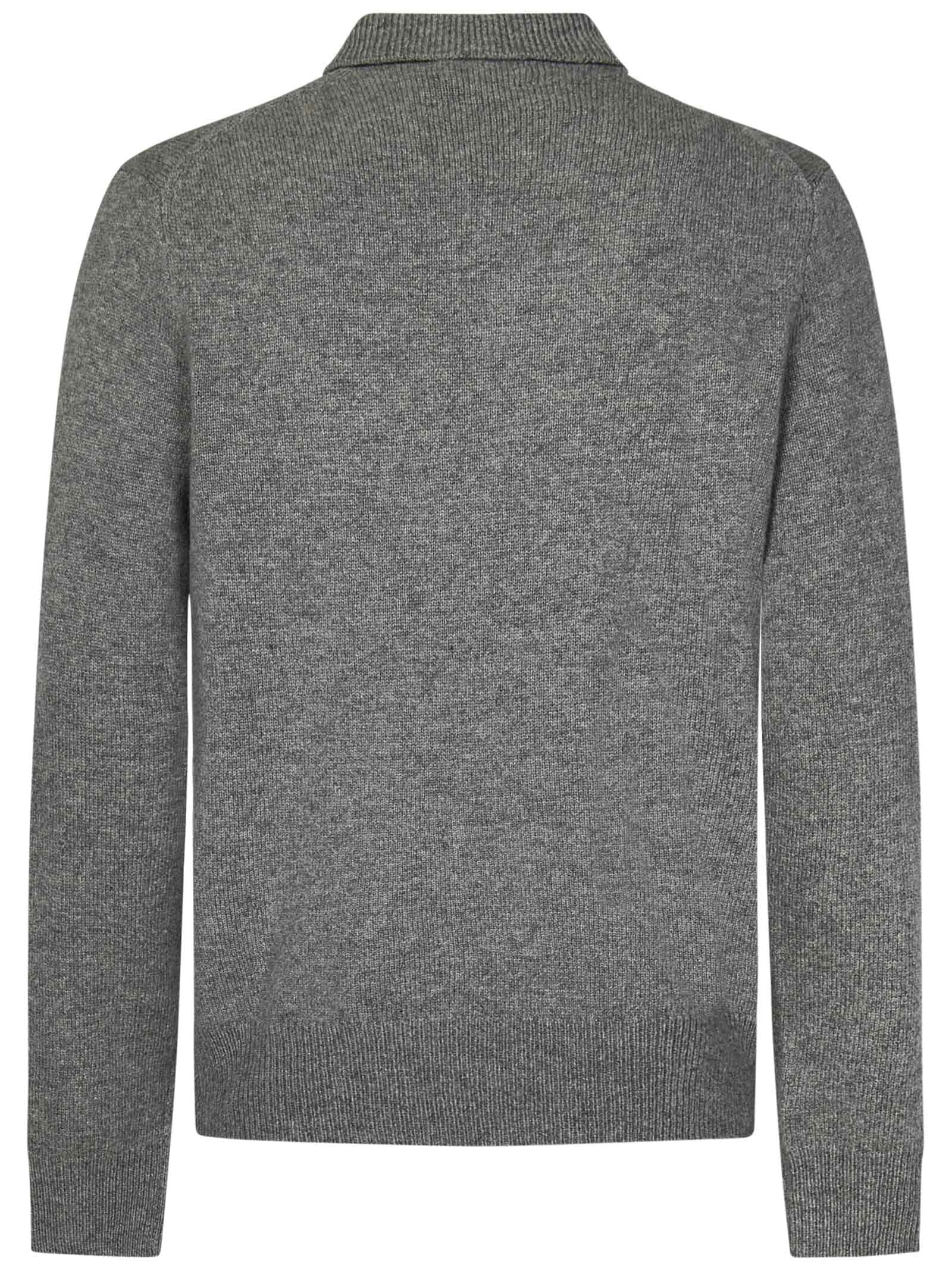 Shop Polo Ralph Lauren Sweater In Grey