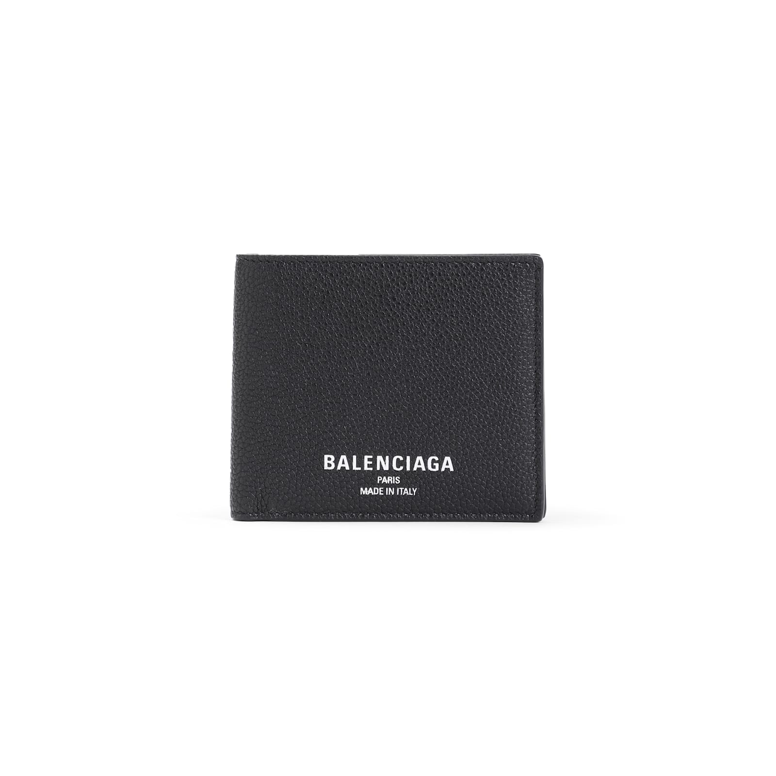 Shop Balenciaga Credit Folded Wallet In Black