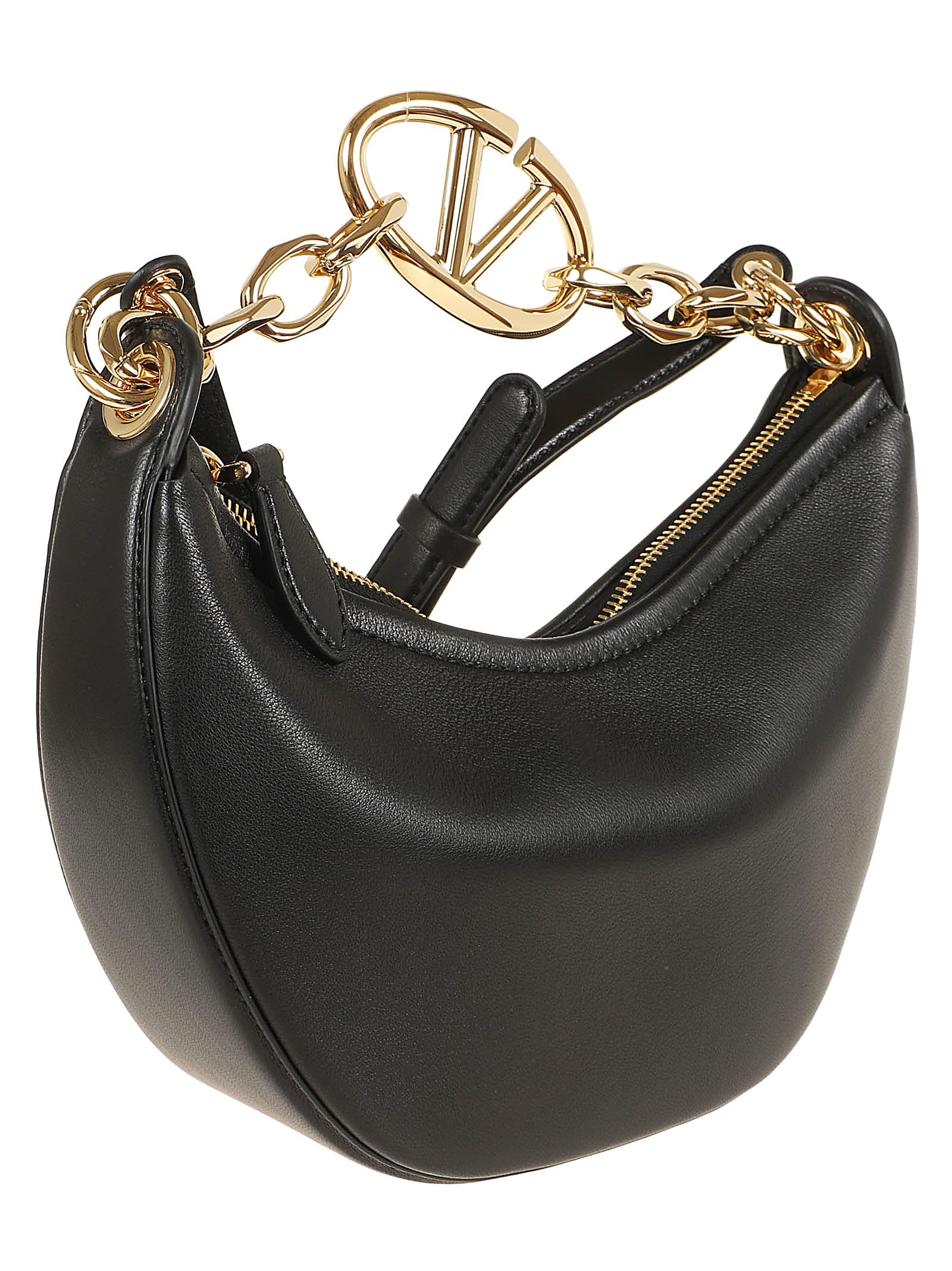 Shop Valentino Mini Hobo In No Nero