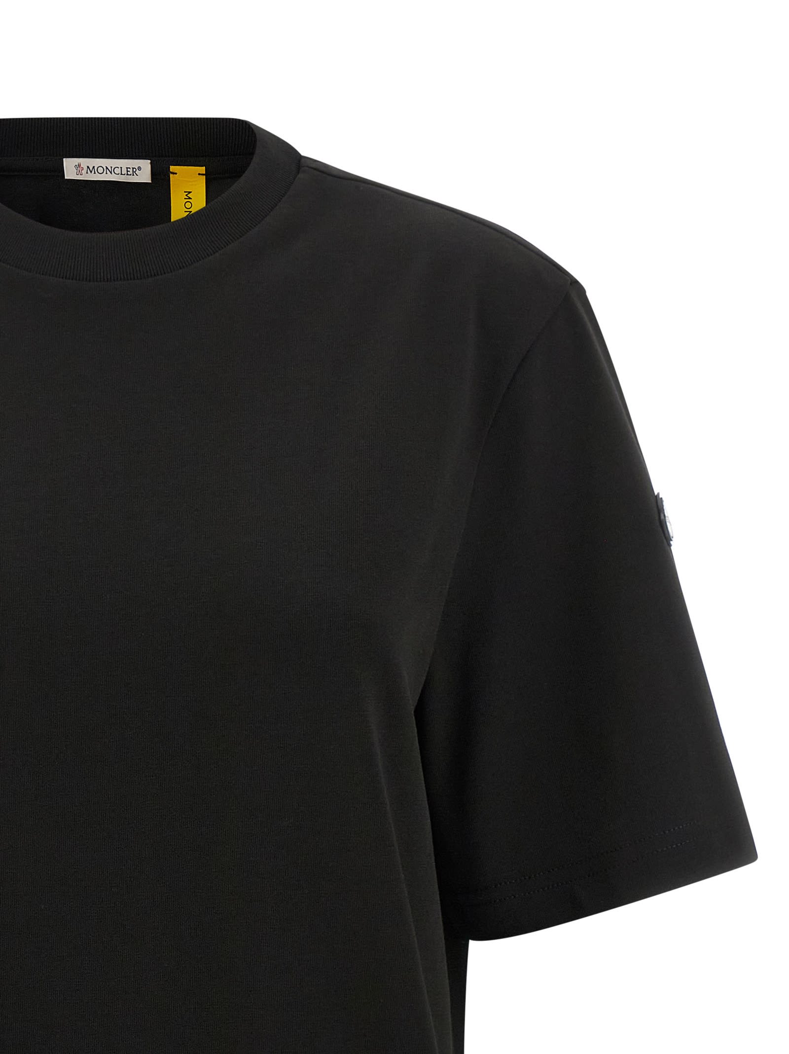Moncler Genius Black Moncler X Ee72 By Edward Enninful Cotton T-shirt In Black