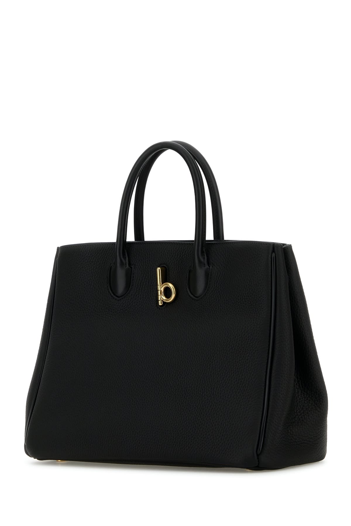 Shop Burberry Ll S Rocking Horse Tote Lgl In Black