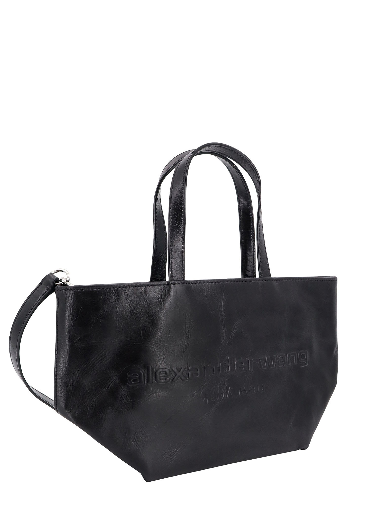 Shop Alexander Wang Small Punch Tote In Black