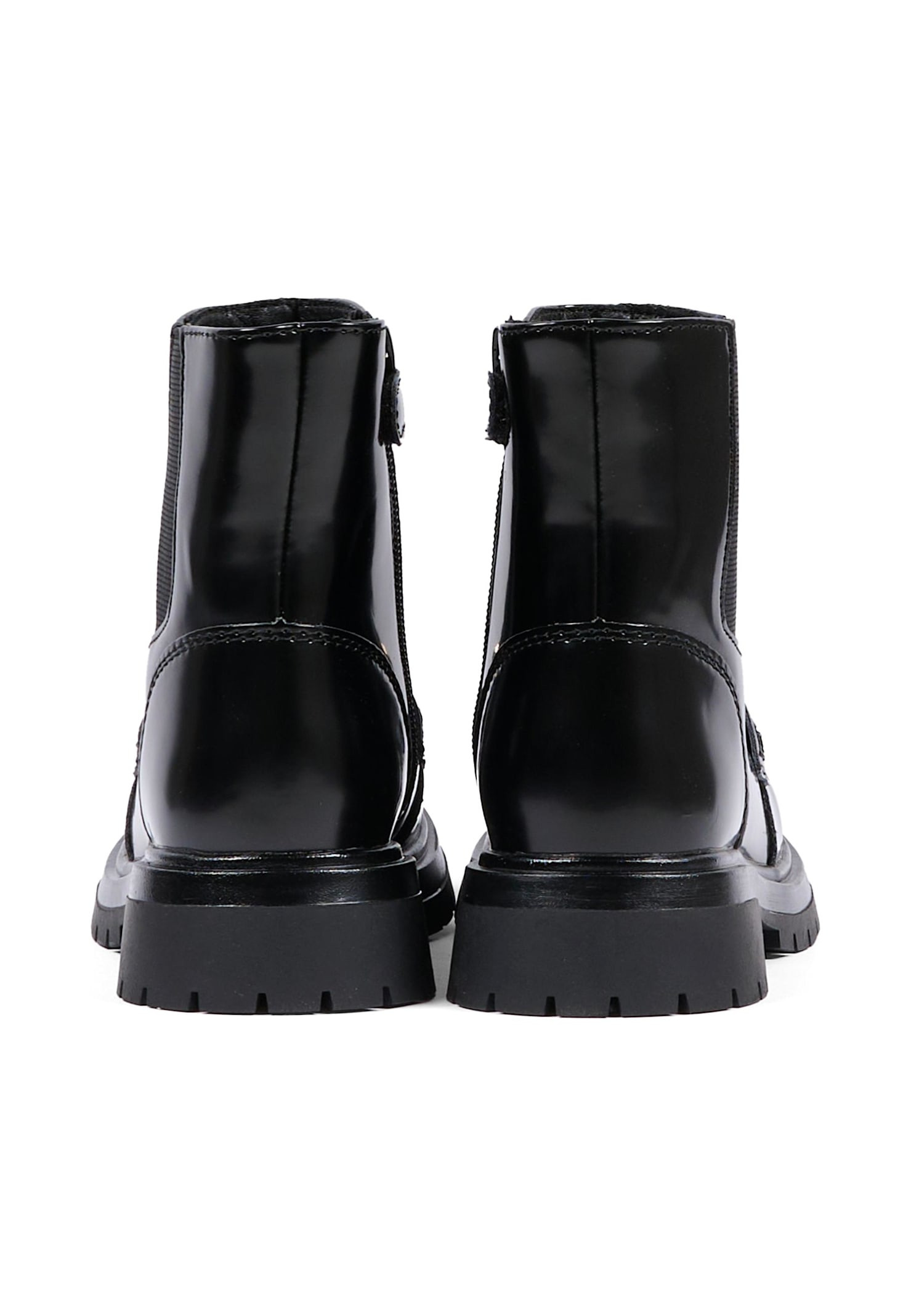 Tommy Hilfiger Black Ankle Boots For Girl With Logo In Black
