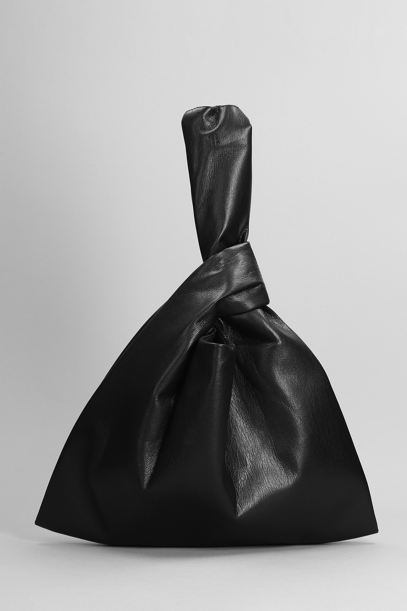 Nanushka Jen Clutch In Black Synthetic Leather