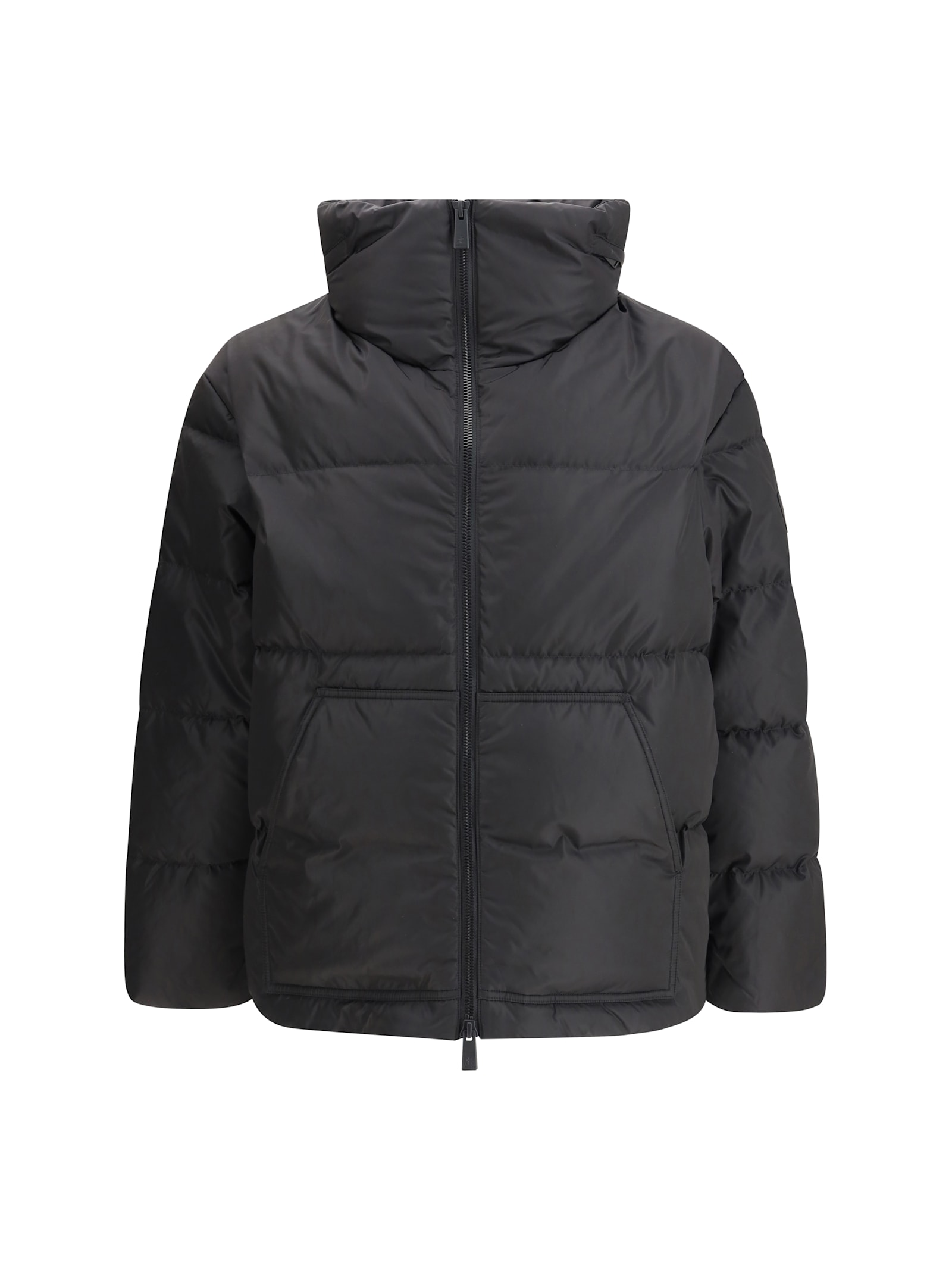 Premiata Funnel-neck Padded Jacket In Black