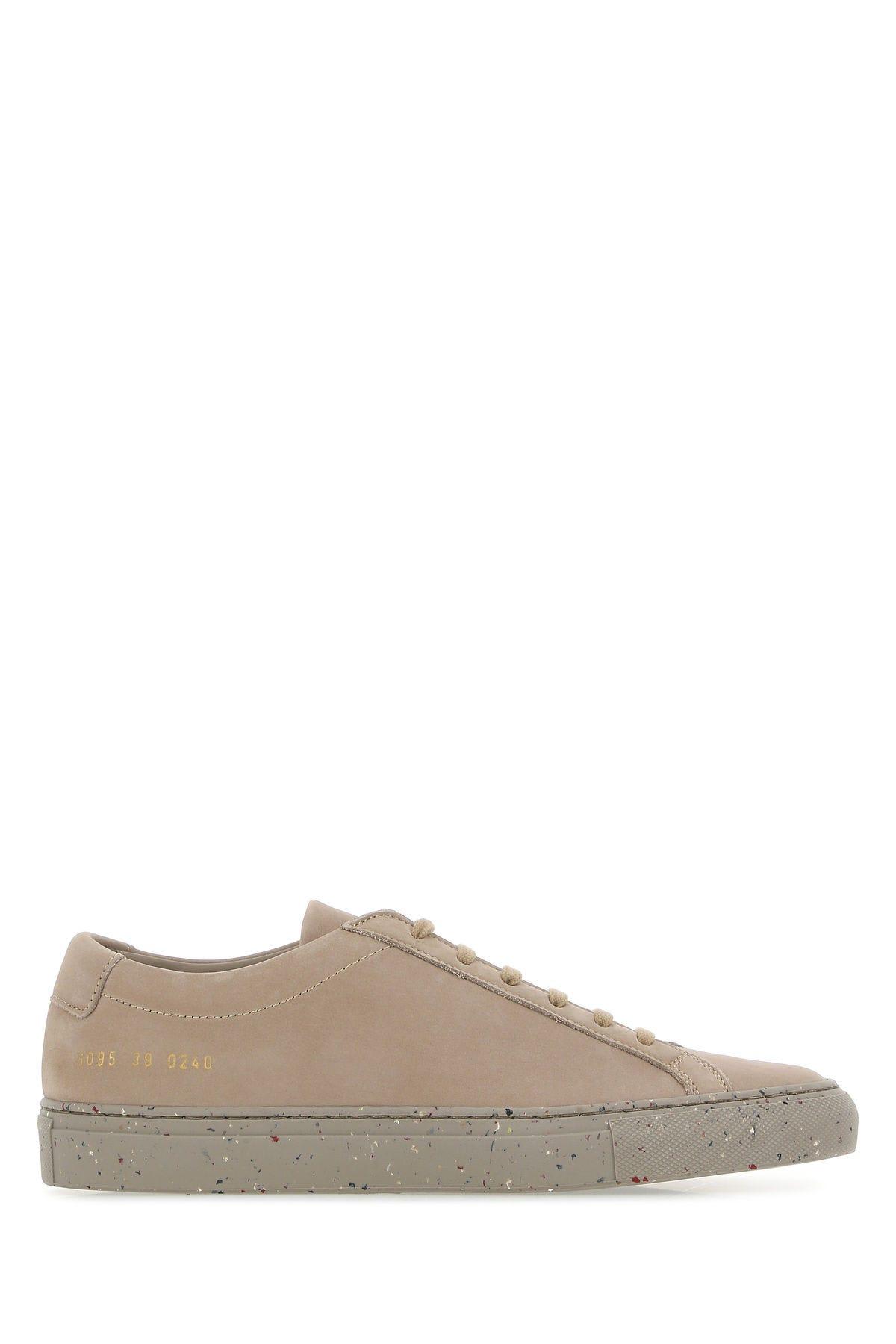 Common Projects Biscuit Nubuck Achilles Sneakers