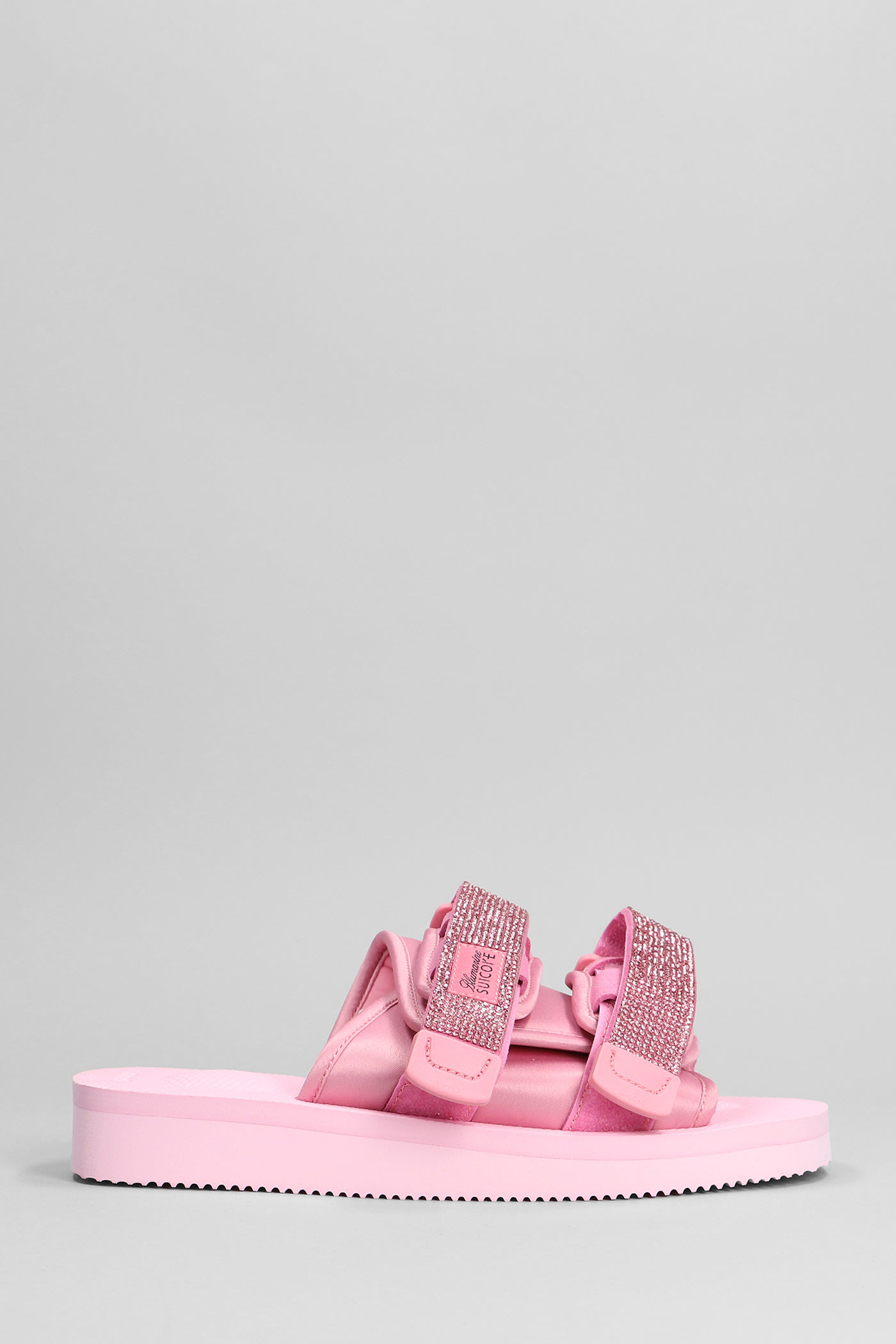 Slipper-mule In Rose-pink Satin