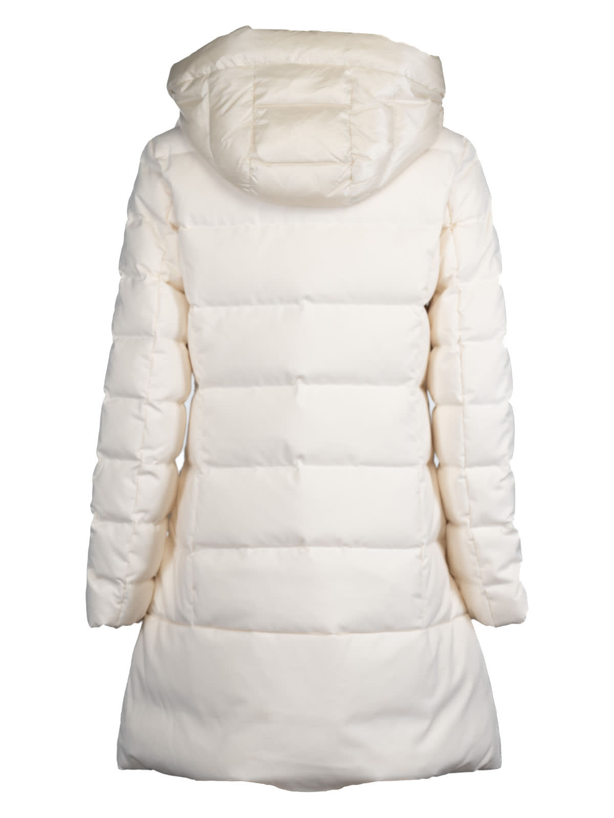 Shop Woolrich Luxe Puffy Prescott Parka In Crema