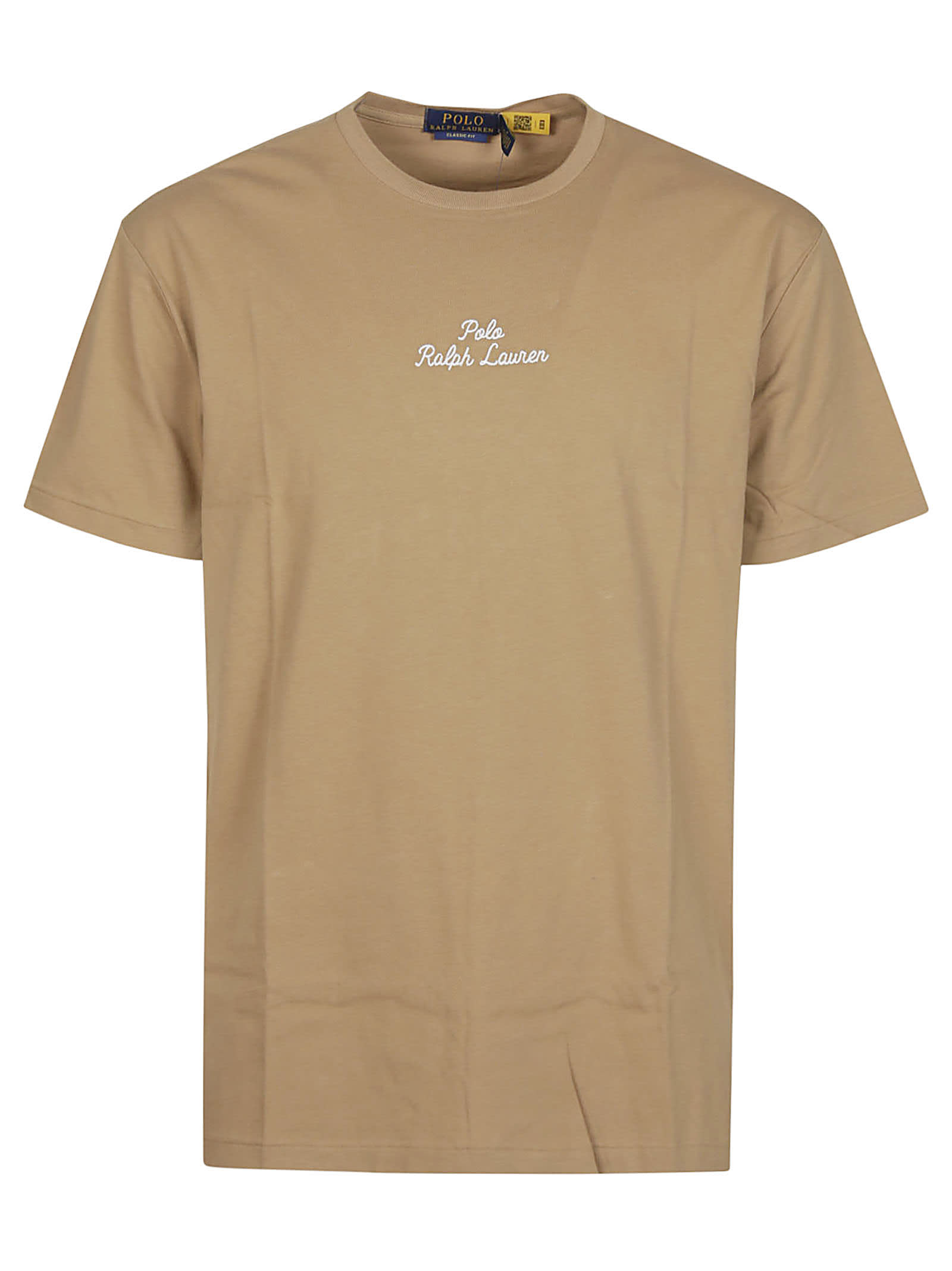 Shop Polo Ralph Lauren T-shirt In Desert Khaki